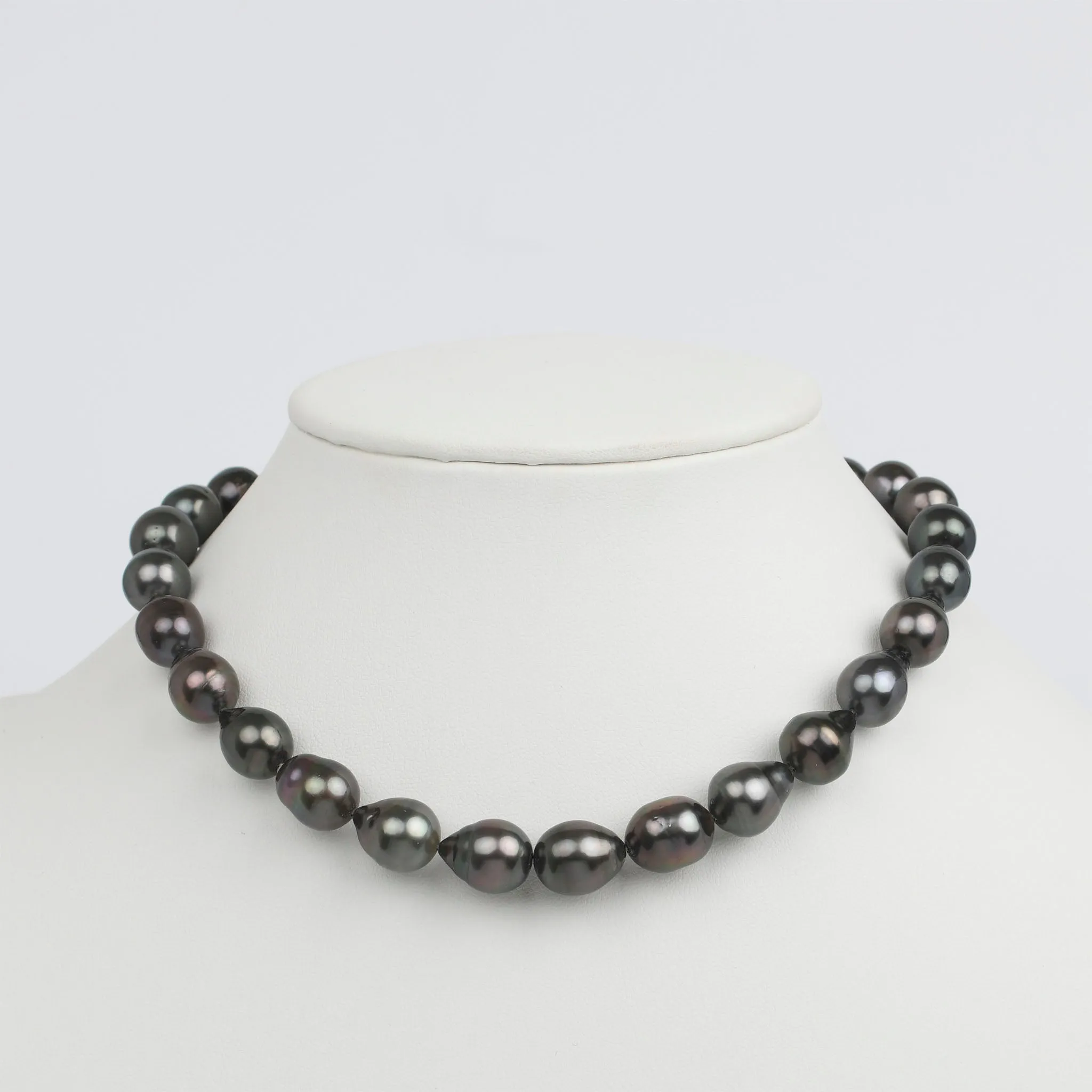 10.9-11.8 mm AA /AAA Tahitian Drop Pearl Necklace