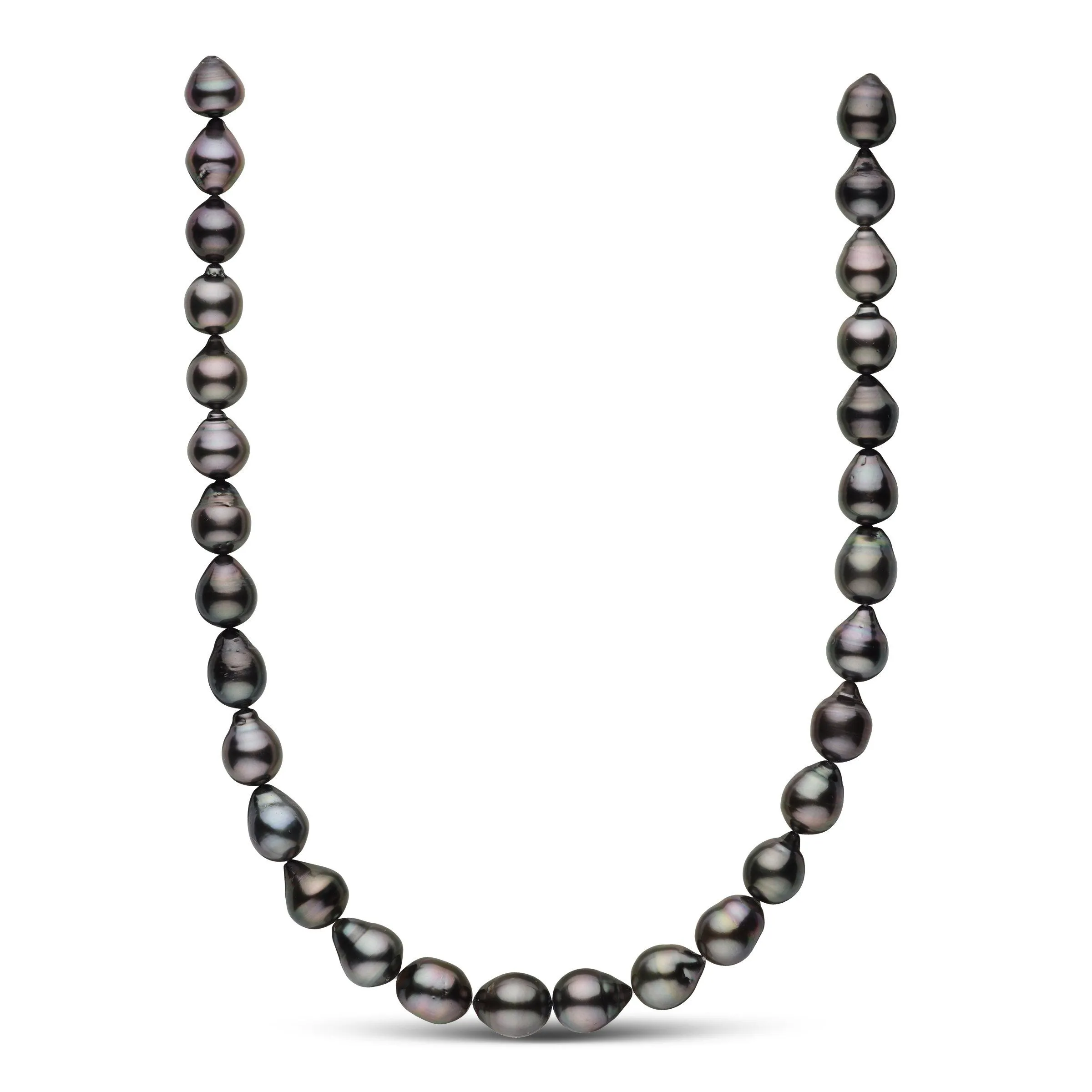 10.9-11.8 mm AA /AAA Tahitian Drop Pearl Necklace