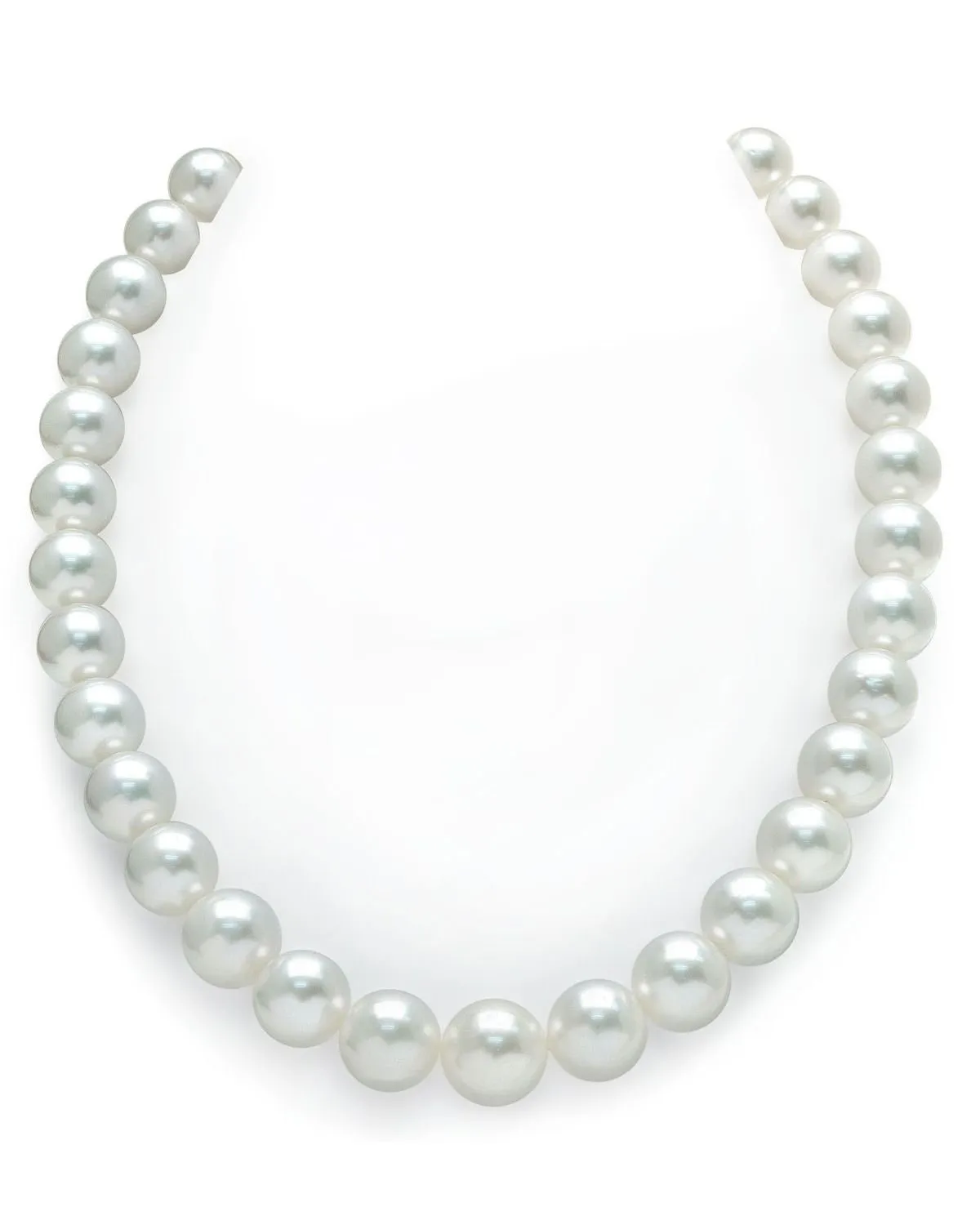 11-13.6mm White South Sea Pearl Necklace - AAA  Quality VENUS CERTIFIED