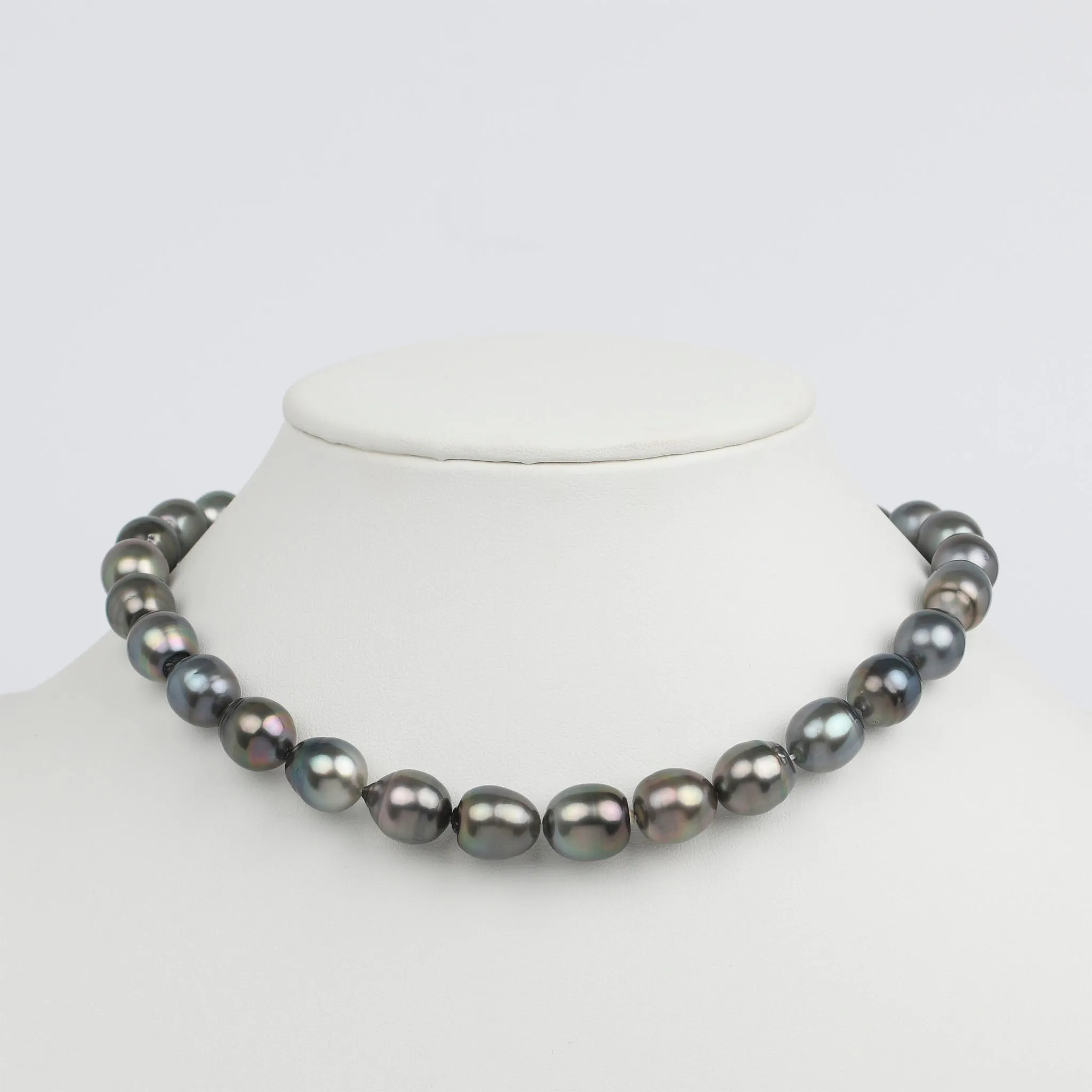 11.0-12.2 mm AAA Tahitian Drop Pearl Necklace