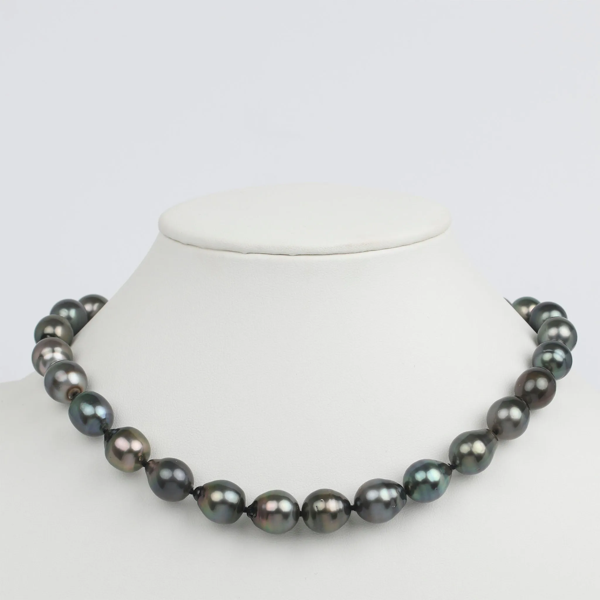 12.0-12.8 mm AA /AAA Tahitian Drop Pearl Necklace