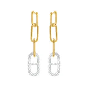 14K GOLD DIAMOND BETHANY EARRINGS