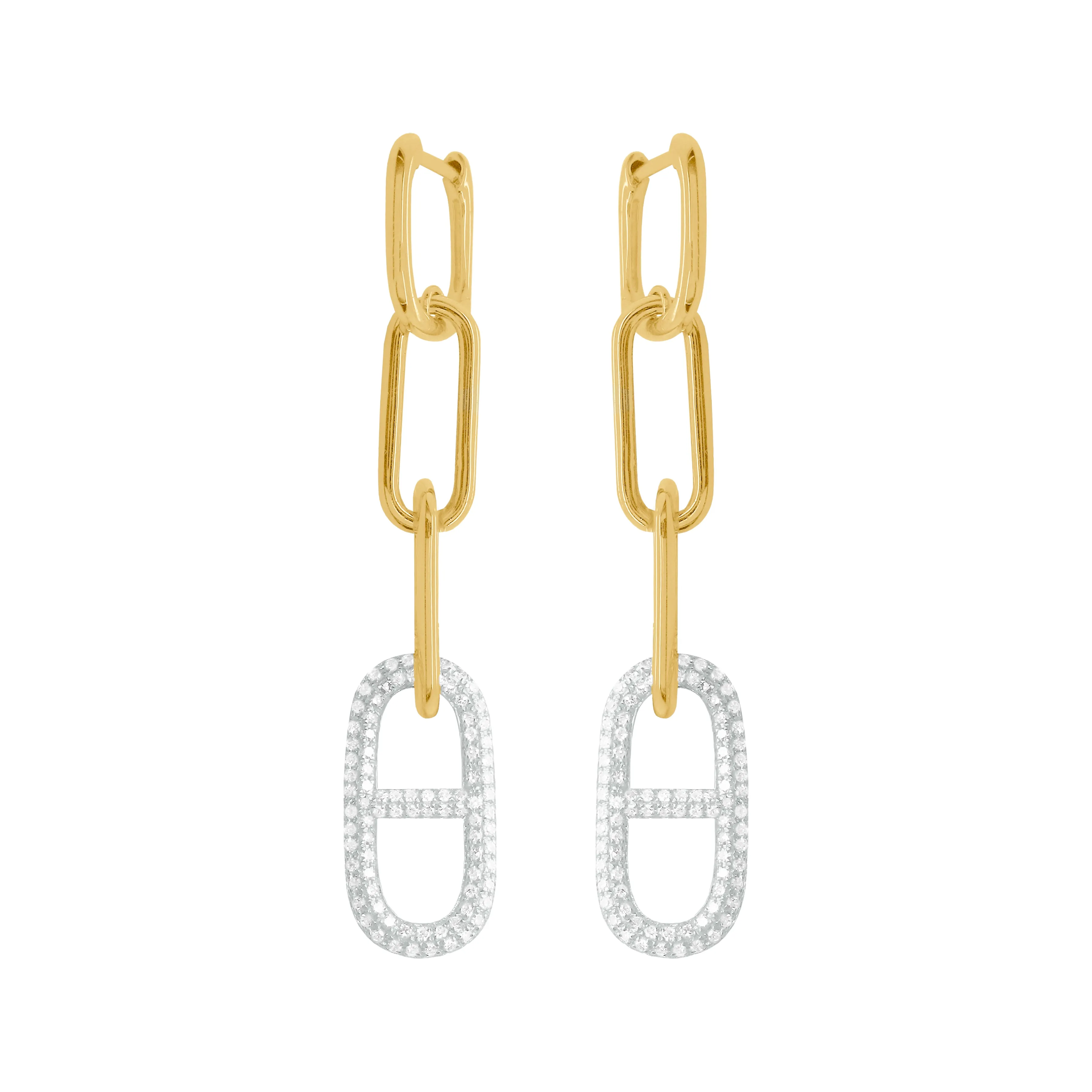 14K GOLD DIAMOND BETHANY EARRINGS