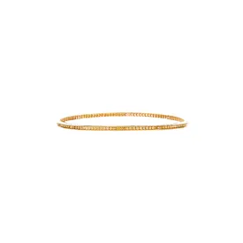 18 Karat Yellow Gold Yellow Diamonds Bangle