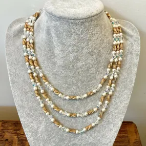 1960’s triple strand necklace