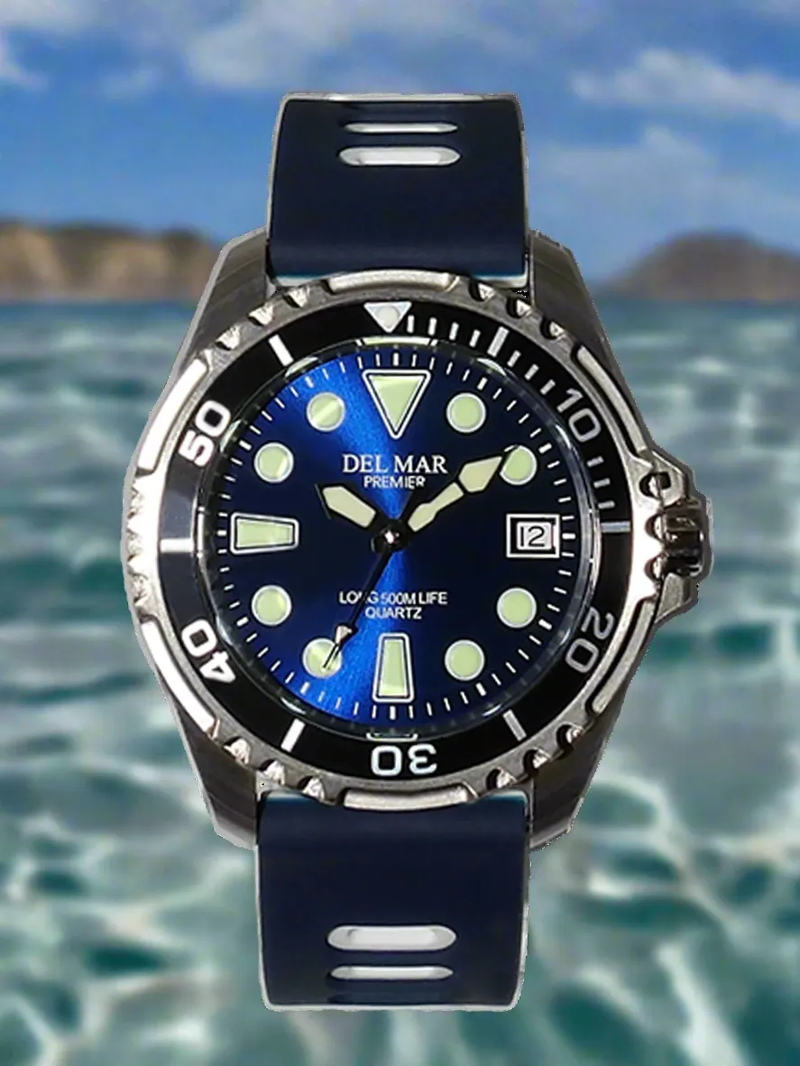 500 Meter Premier Pro Dive Watch #50426 - Blue Dial