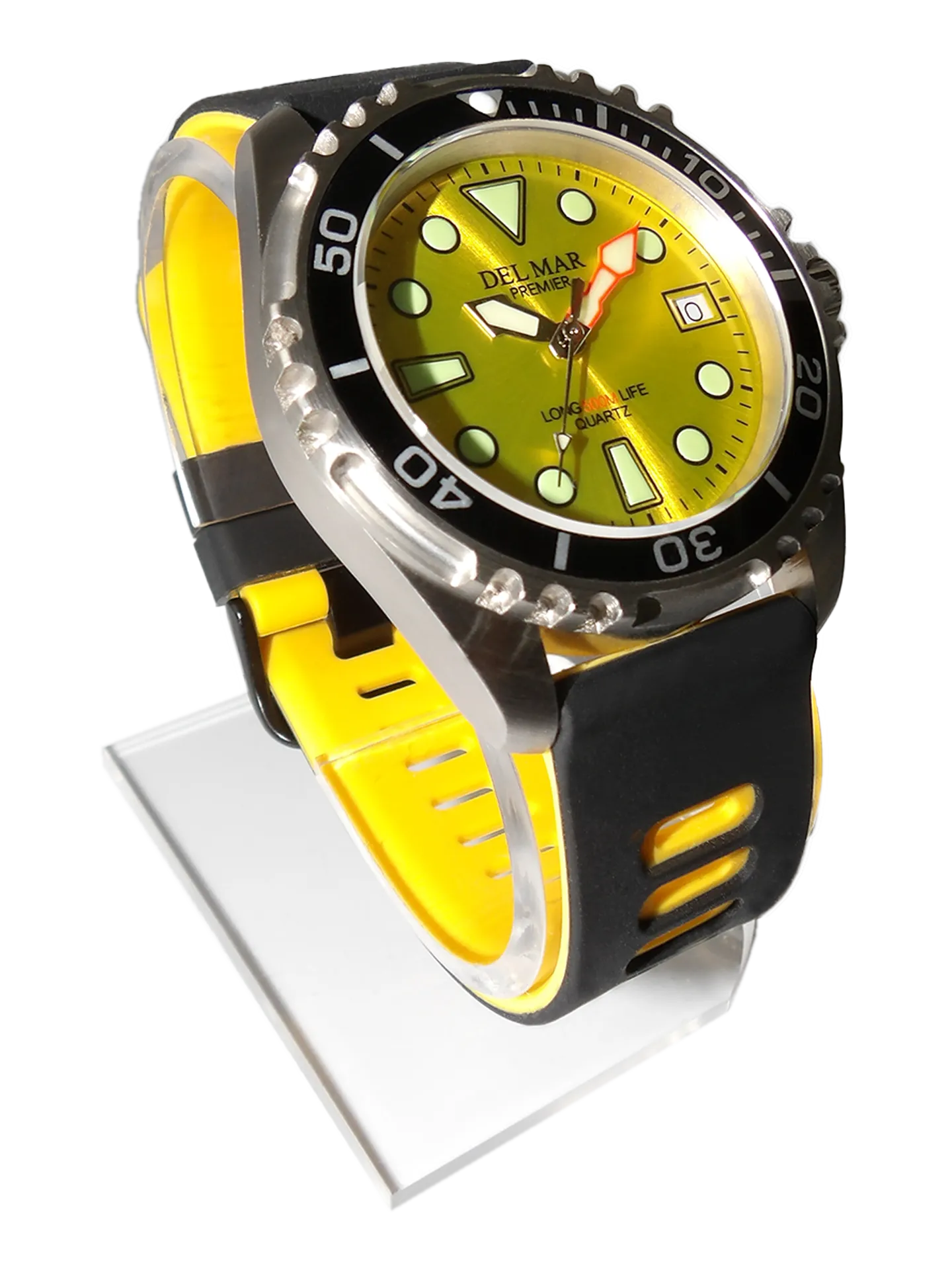 500 Meter Premier Pro Dive Watch #50456 - Yellow Dial