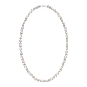 5.5-6.0 mm 18 Inch AAA White Akoya Pearl Necklace