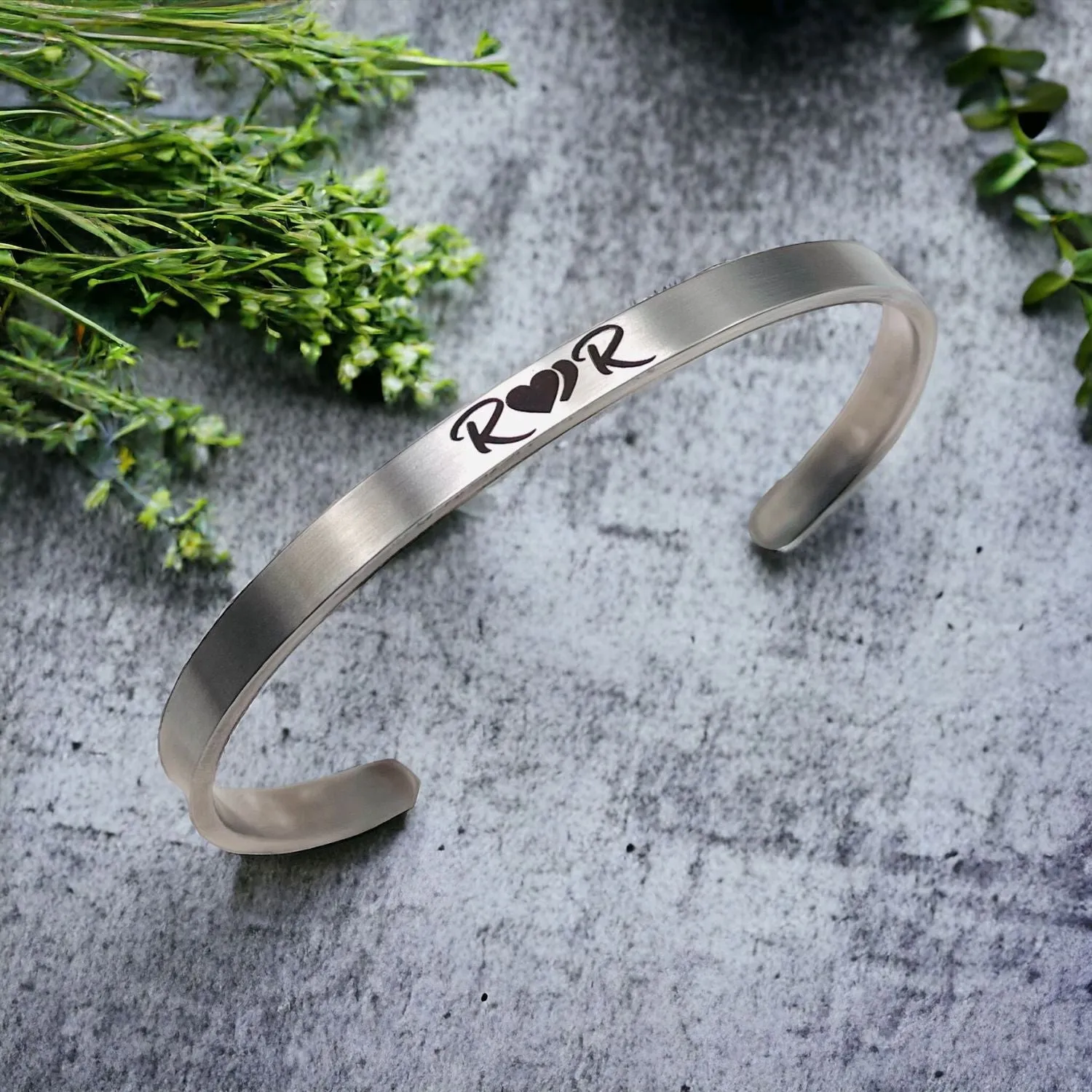 5mm Matte Finish 316 Surgical Stainless Steel Customized Personalised Laser Engraved Free Size Cuff Kada Bangle Bracelet Unisex