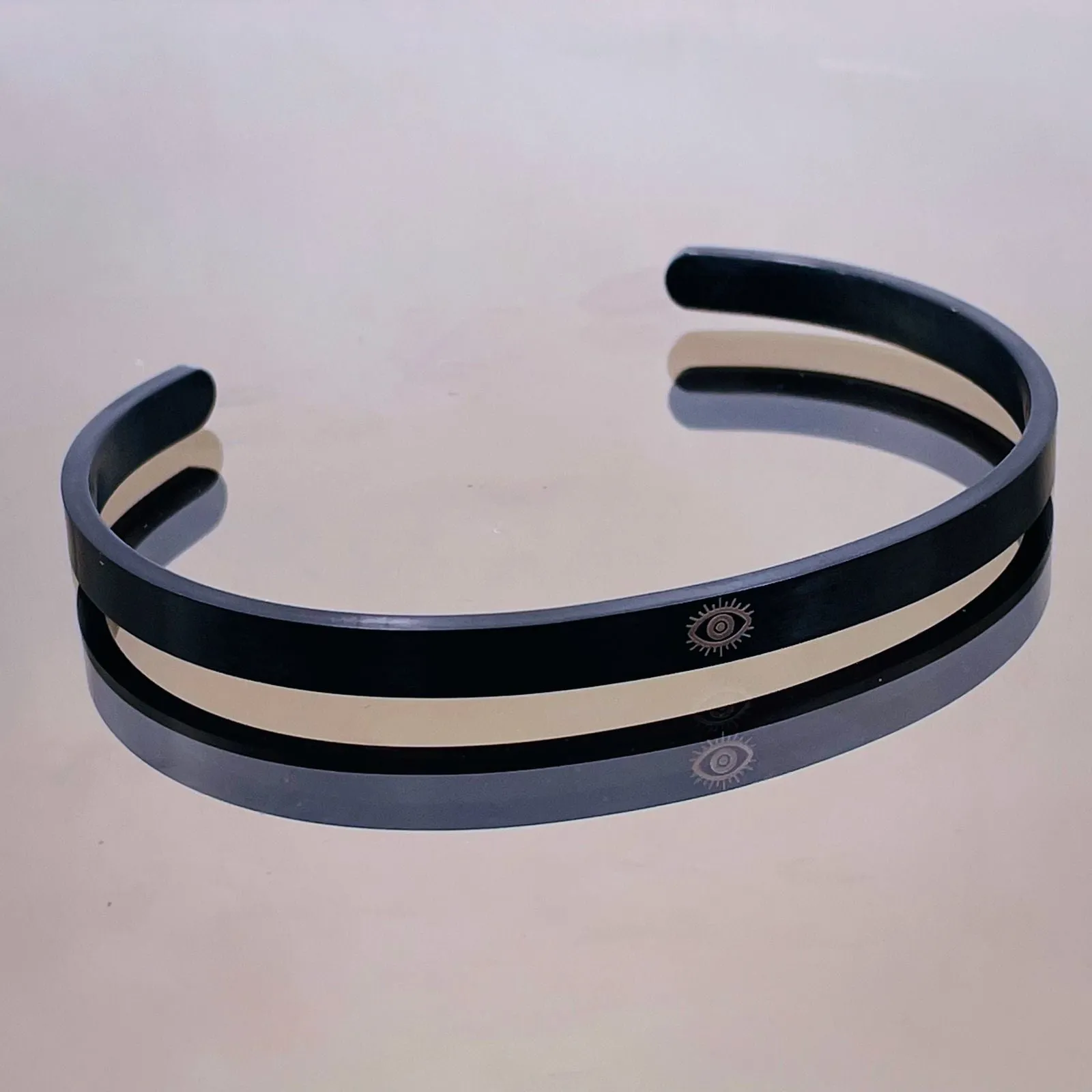 5mm Matte Finish 316 Surgical Stainless Steel Customized Personalised Laser Engraved Free Size Cuff Kada Bangle Bracelet Unisex