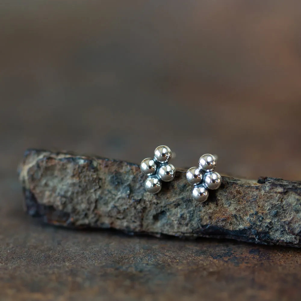 7x5mm Rhombus Stud Earrings