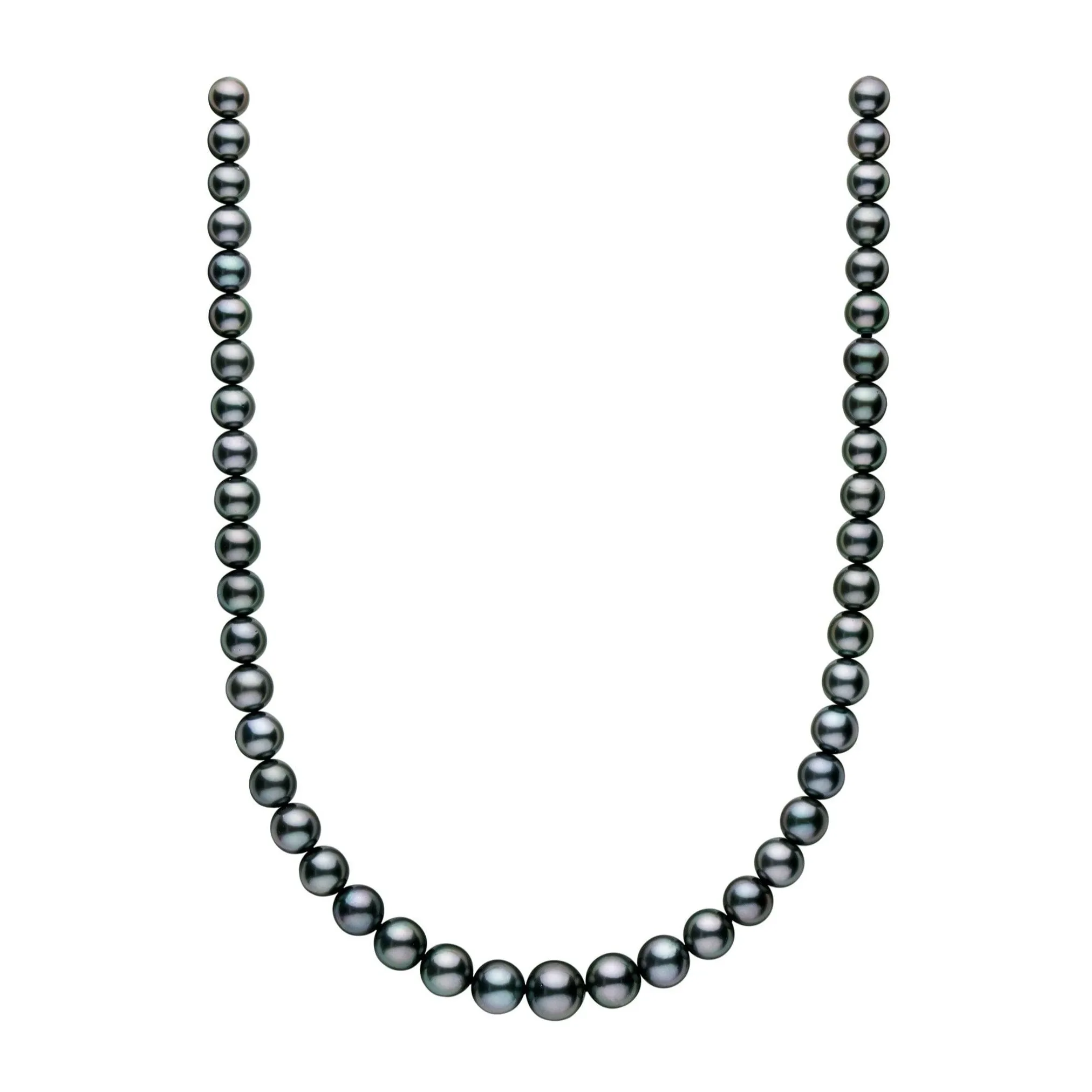 8.2-11.6 mm AAA Tahitian Round Pearl Necklace