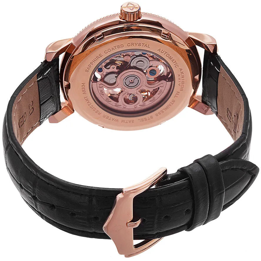 Akribos Xxiv Rose Gold-Tone Men's Watch AK634RG