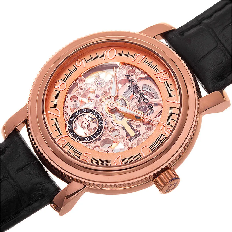 Akribos Xxiv Rose Gold-Tone Men's Watch AK634RG