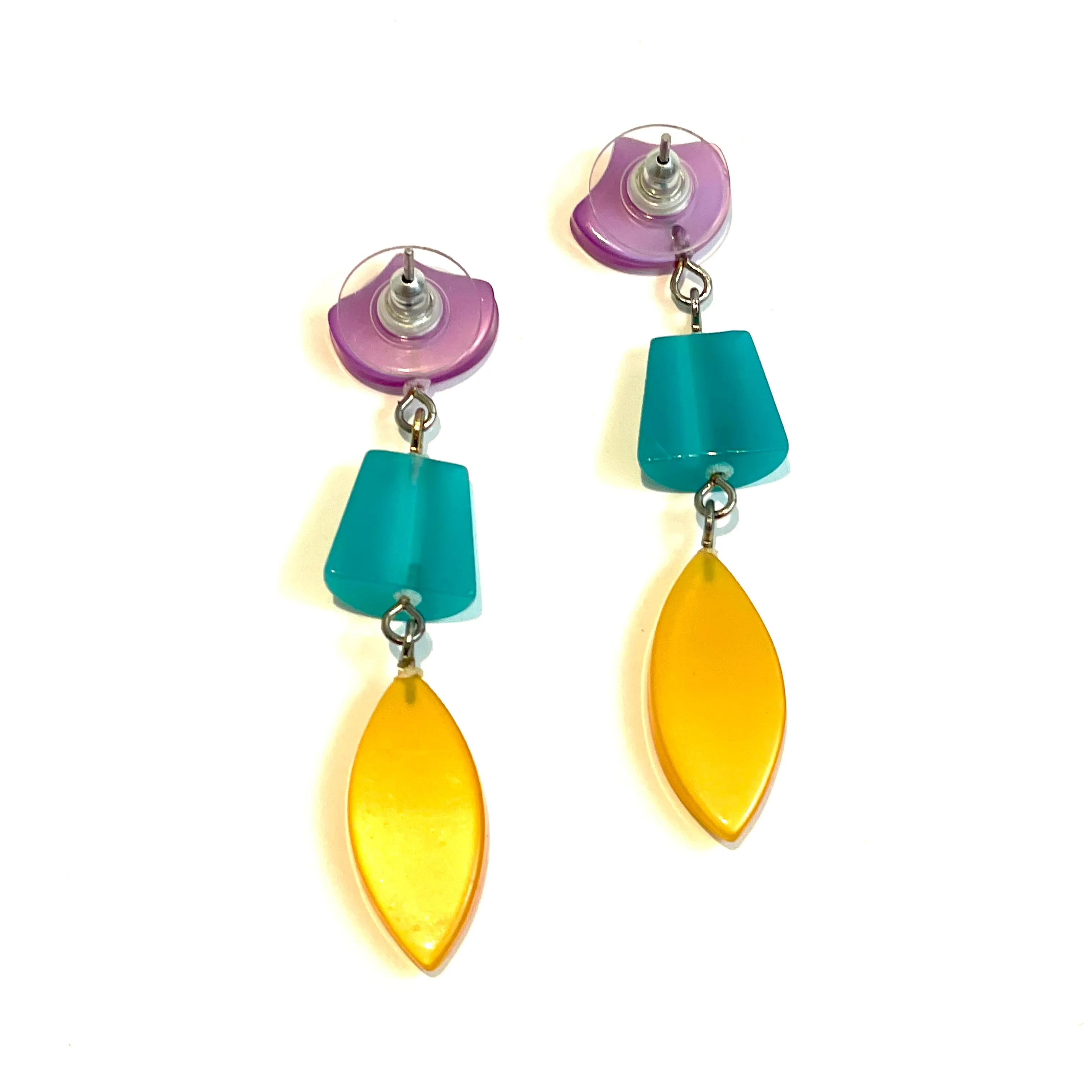 Alice Citrus Moonglow Statement Earrings *