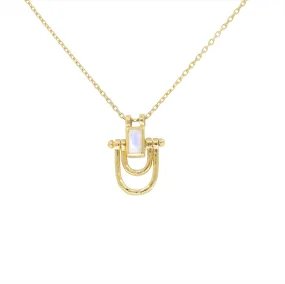 Allegra Moonstone Gold Necklace