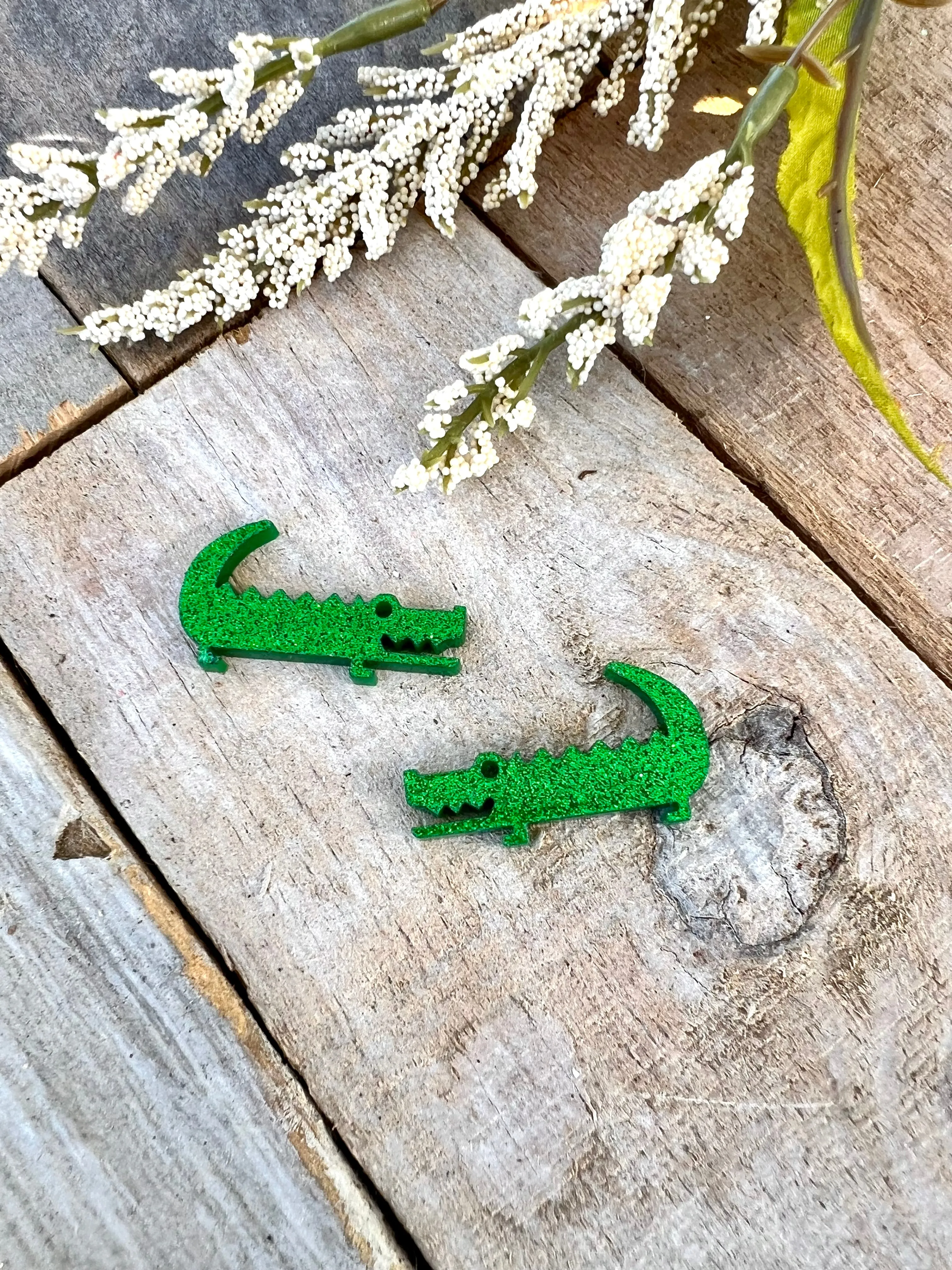 Alligator Stud Earrings