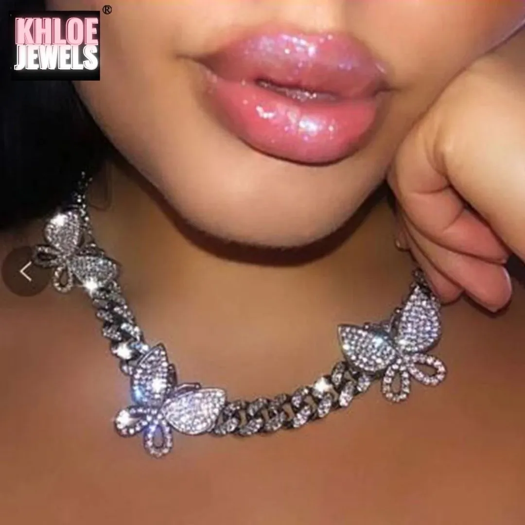 Allure CZ Cuban Link Choker Necklace