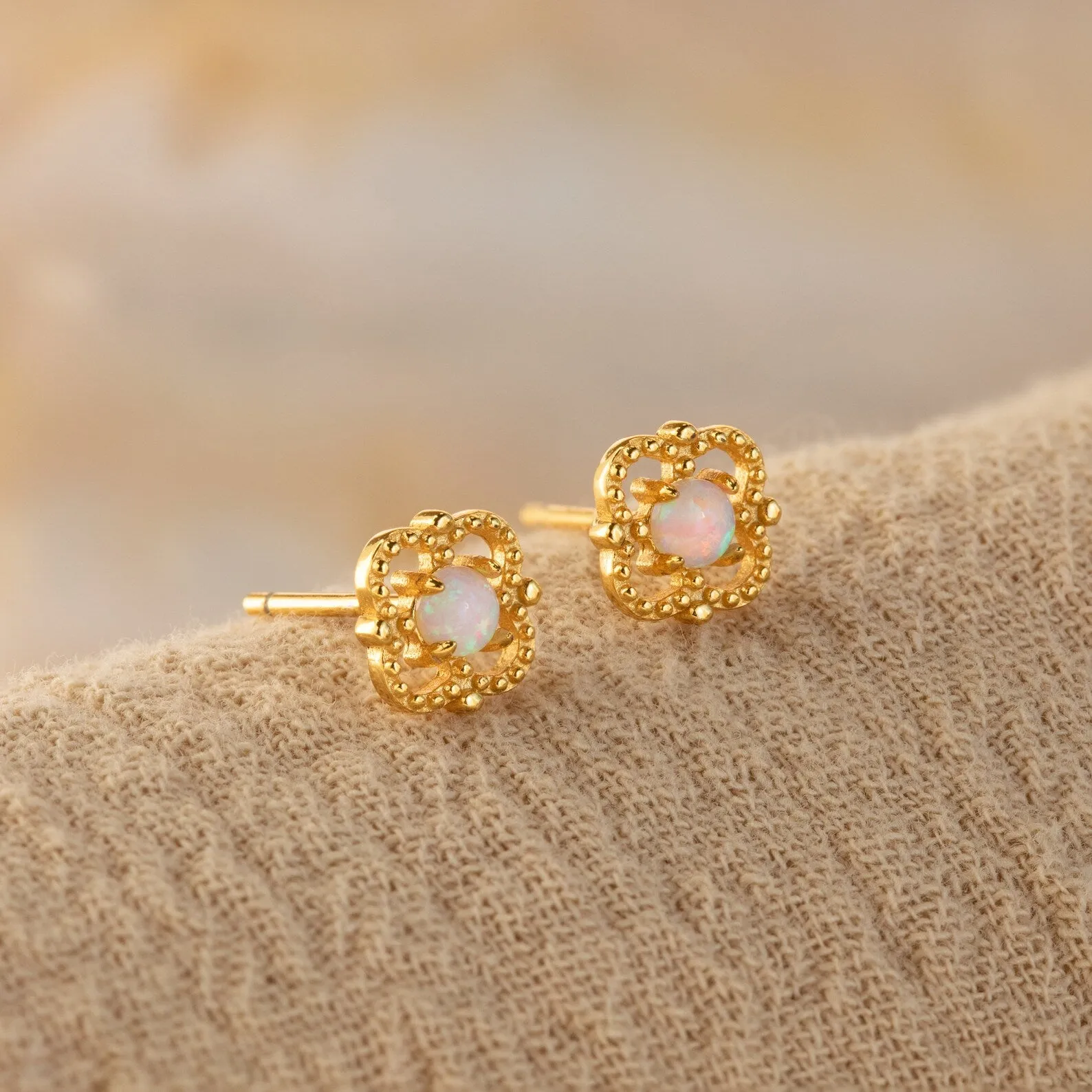 Alora Opal Studs