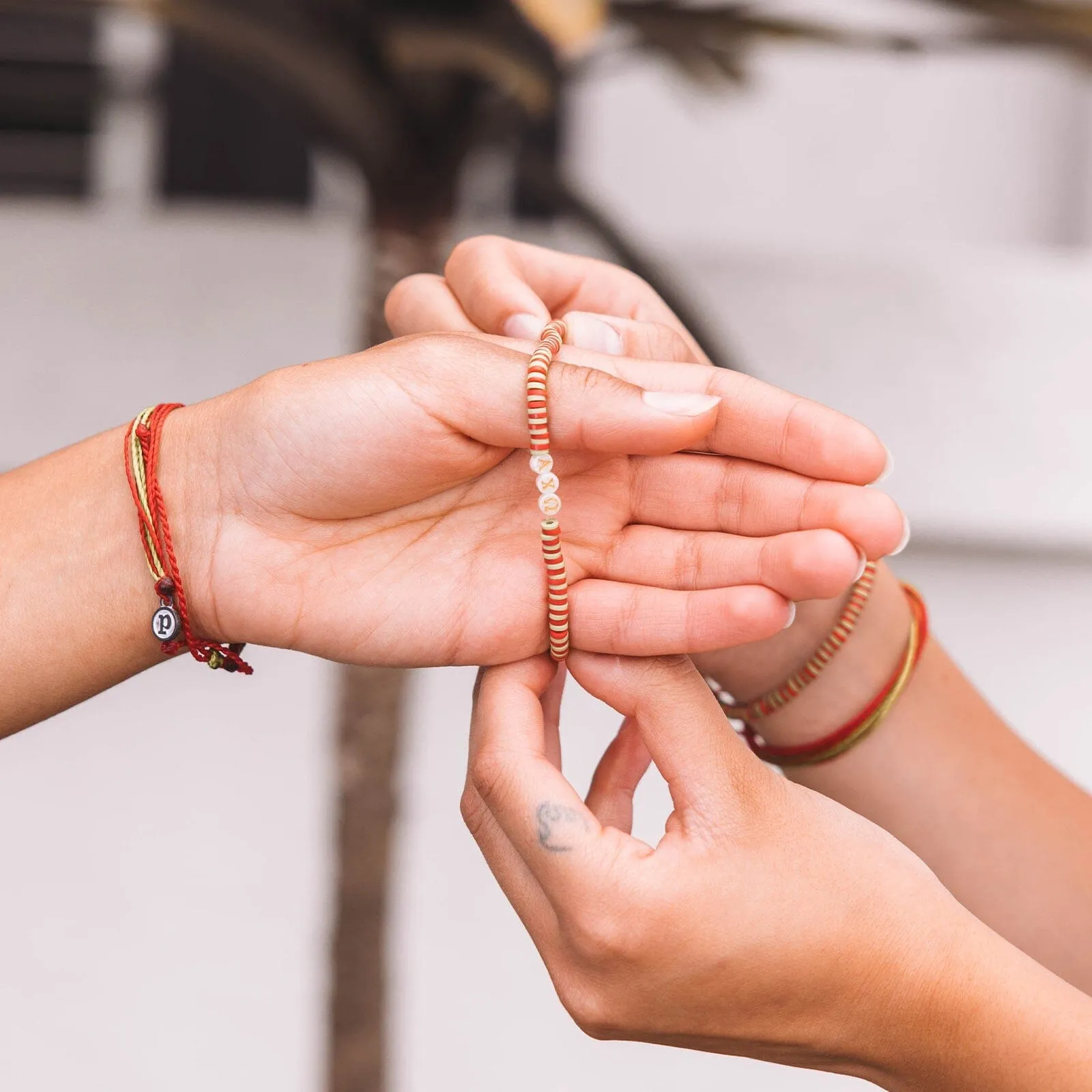 Alpha Chi Omega Stretch Bracelet