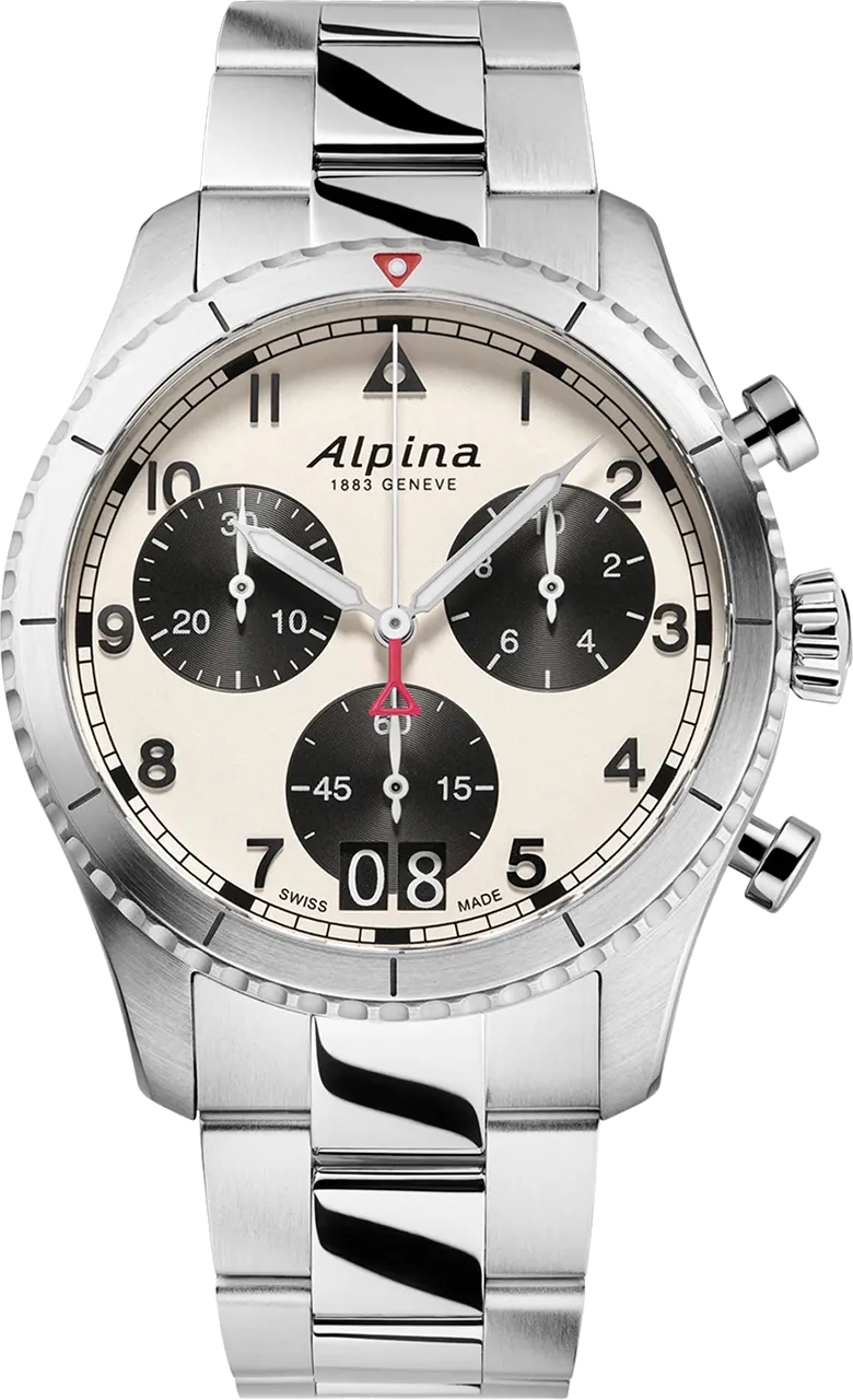 Alpina Startimer Pilot Quartz Chronograph Big Date AL-372WB4S26B