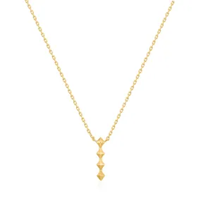 Ania Haie Gold Spike Drop Necklace