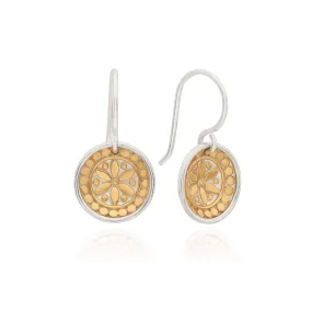 Anna Beck Classic Flower Dish Drop Earrings