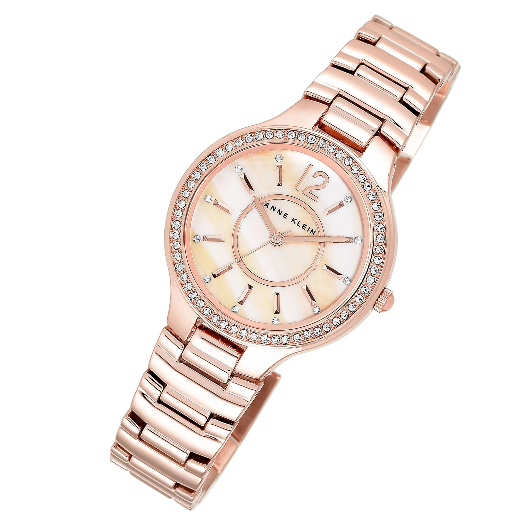 Anne Klein Rose Gold Band Women's Watch - AK1854RMRG