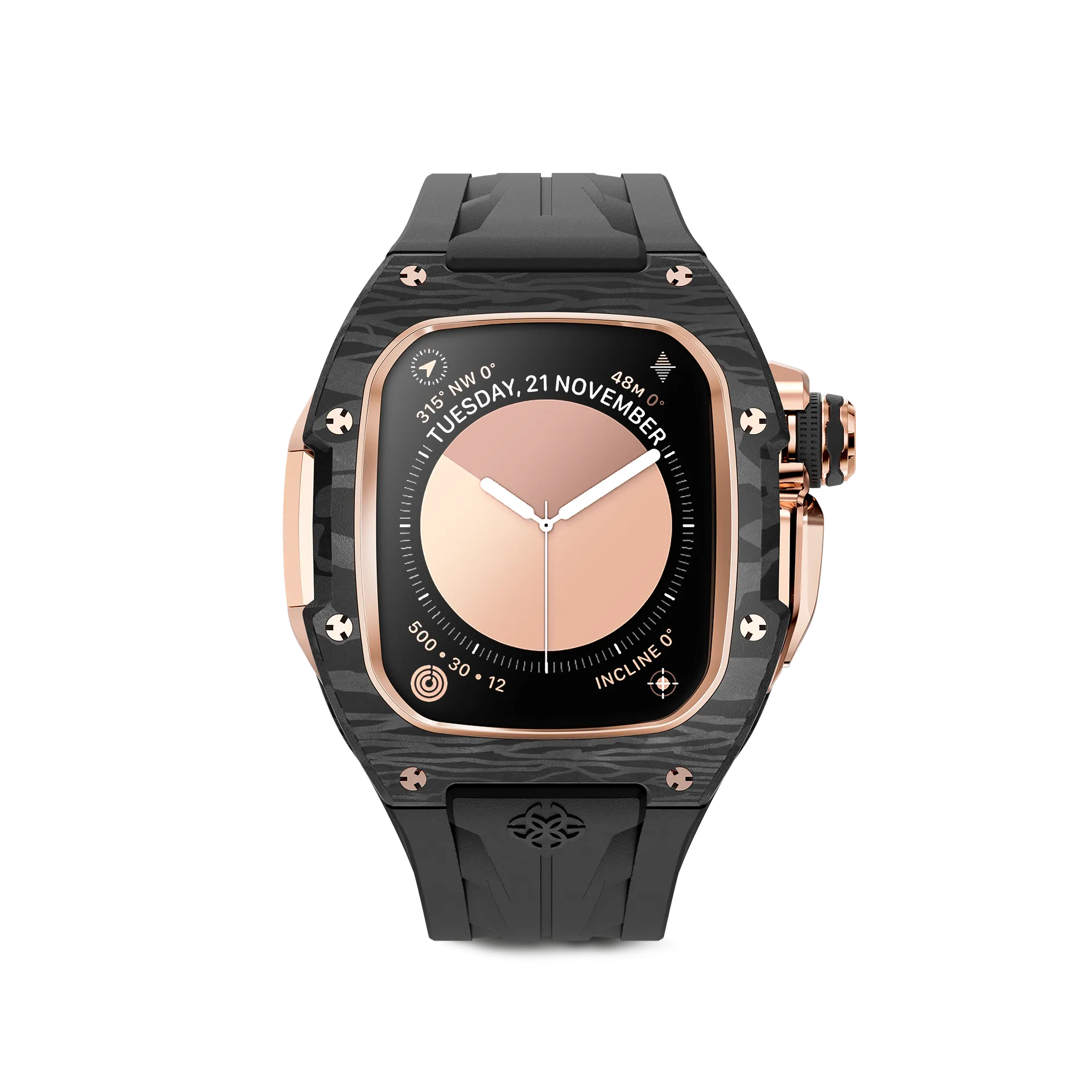 Apple Watch Case / RSCIII46 - Rose Gold Carbon