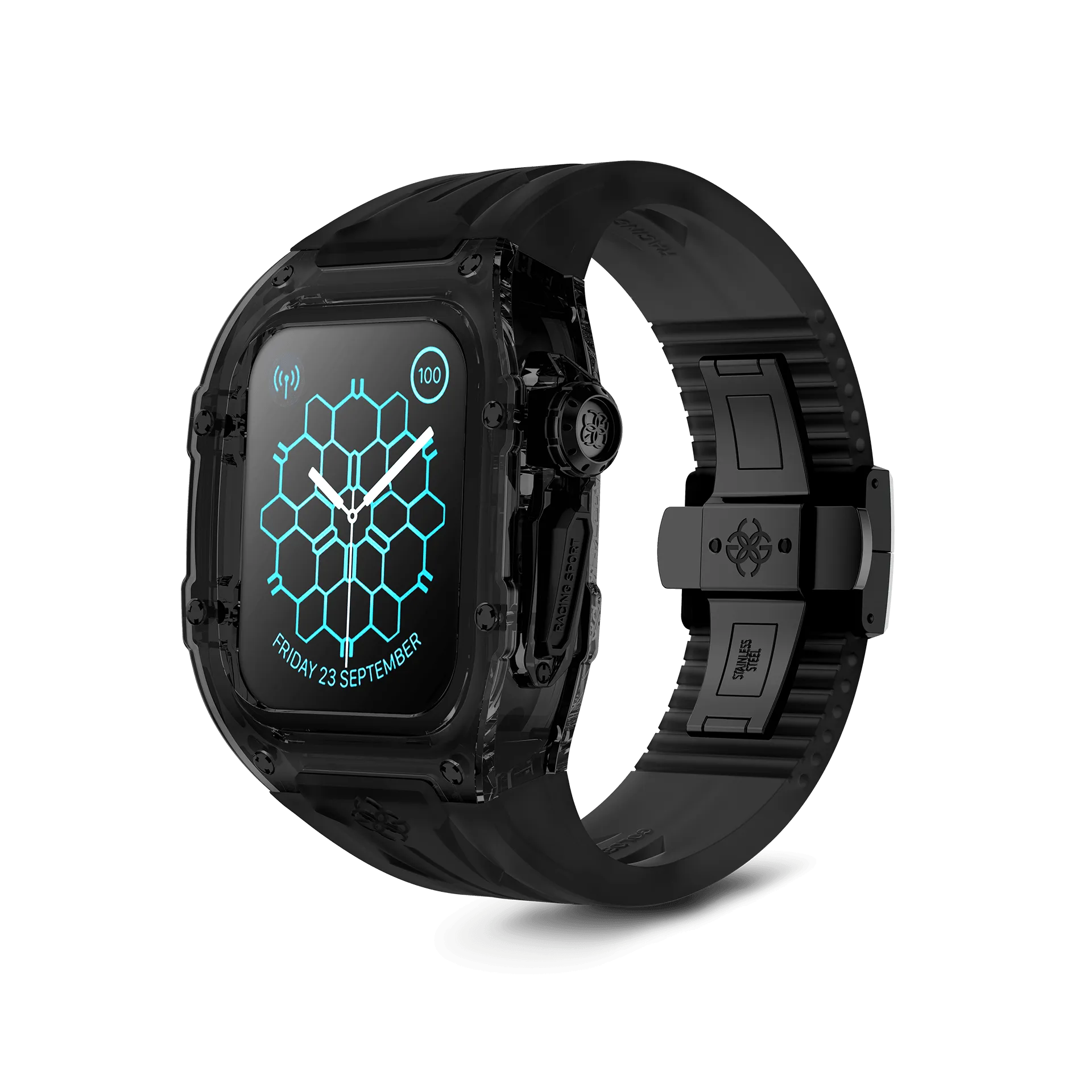 Apple Watch Case / RSTR45 - SMOKEY BLACK