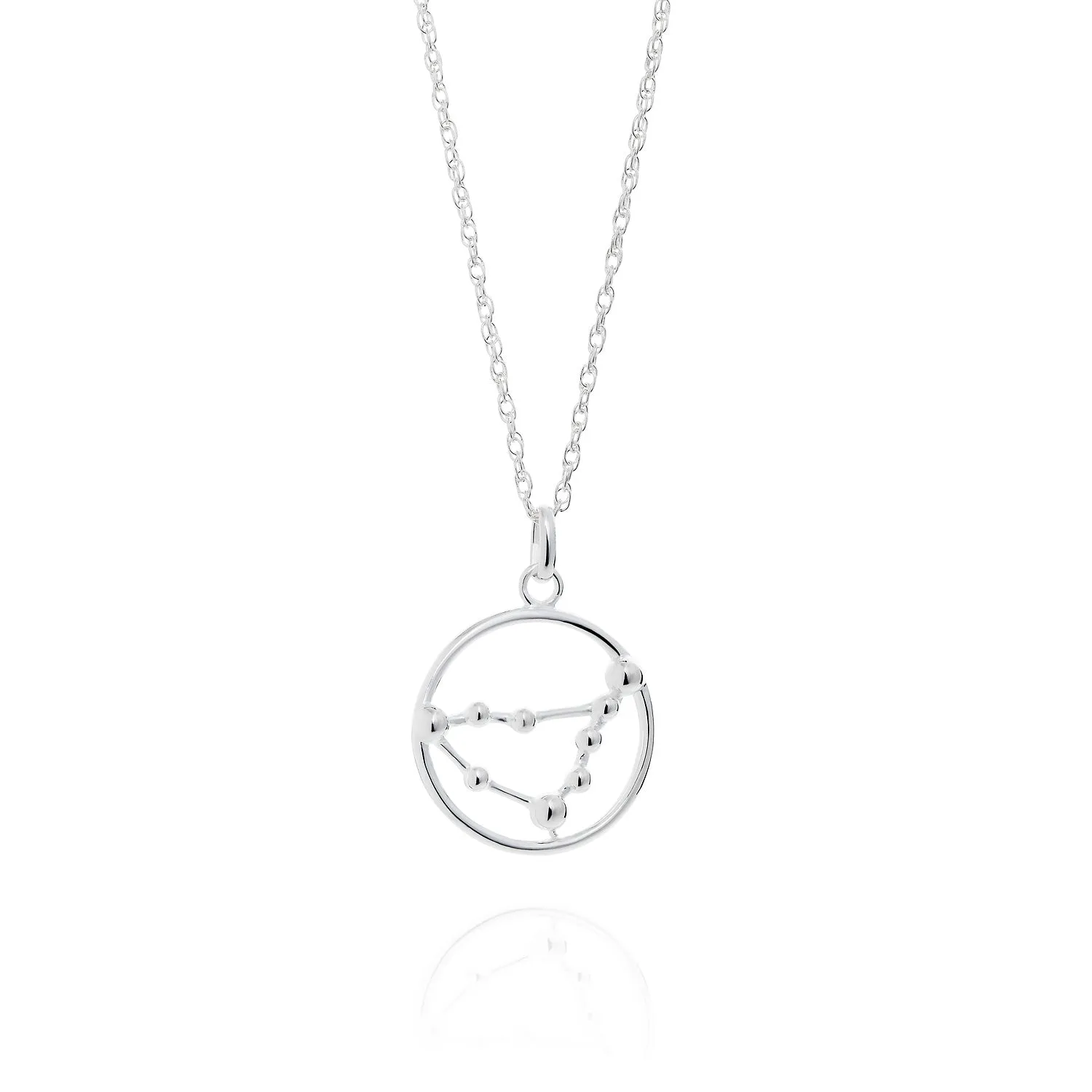 Astrology Star Sign Silver Necklace by Yasmin Everley