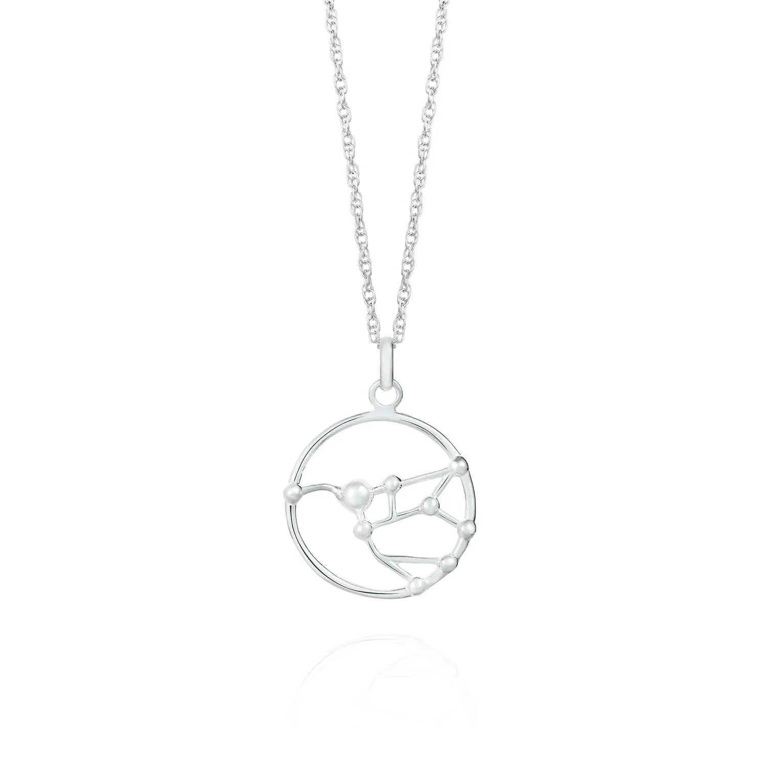 Astrology Star Sign Silver Necklace by Yasmin Everley