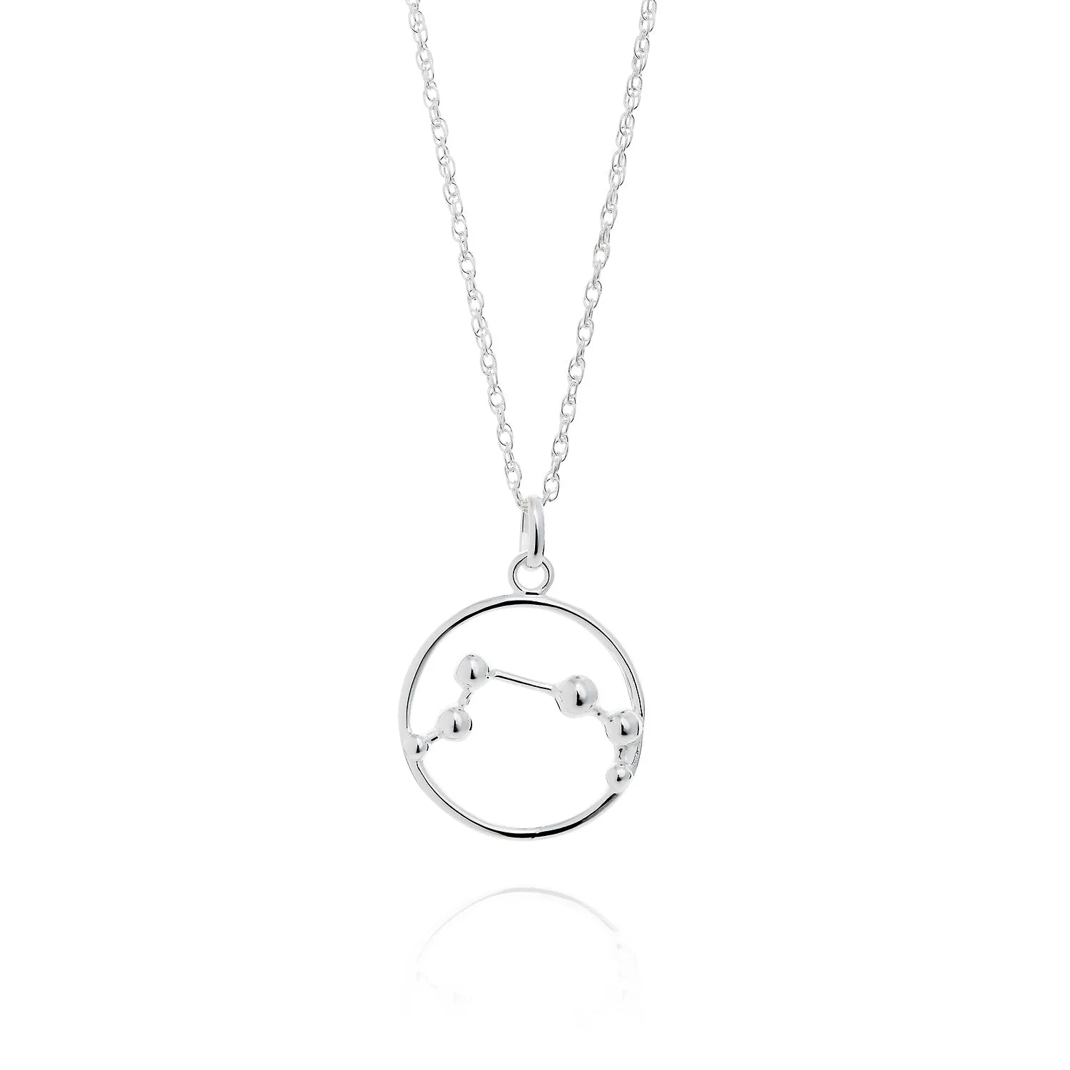 Astrology Star Sign Silver Necklace by Yasmin Everley