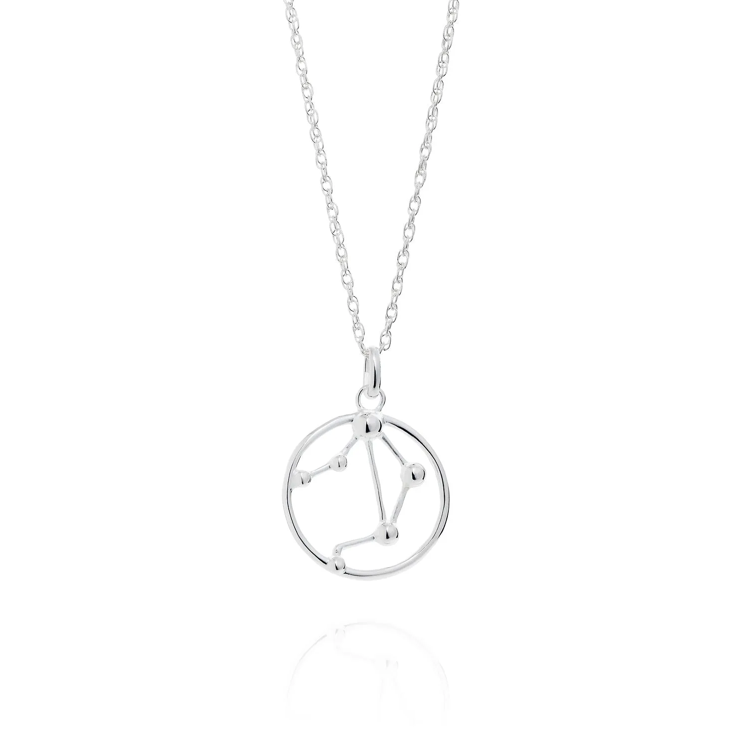 Astrology Star Sign Silver Necklace by Yasmin Everley