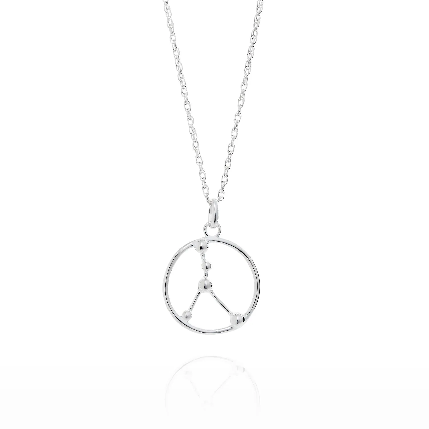 Astrology Star Sign Silver Necklace by Yasmin Everley