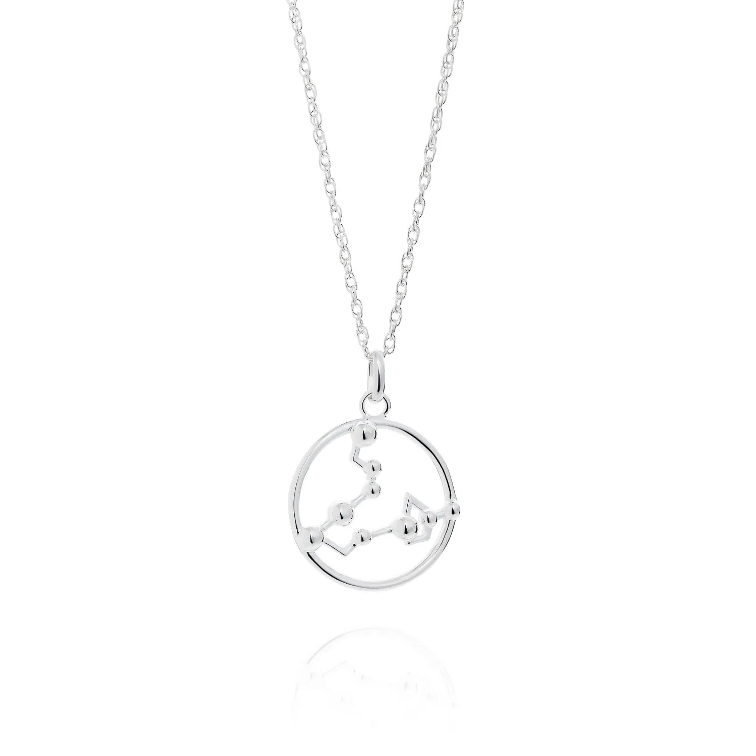 Astrology Star Sign Silver Necklace by Yasmin Everley