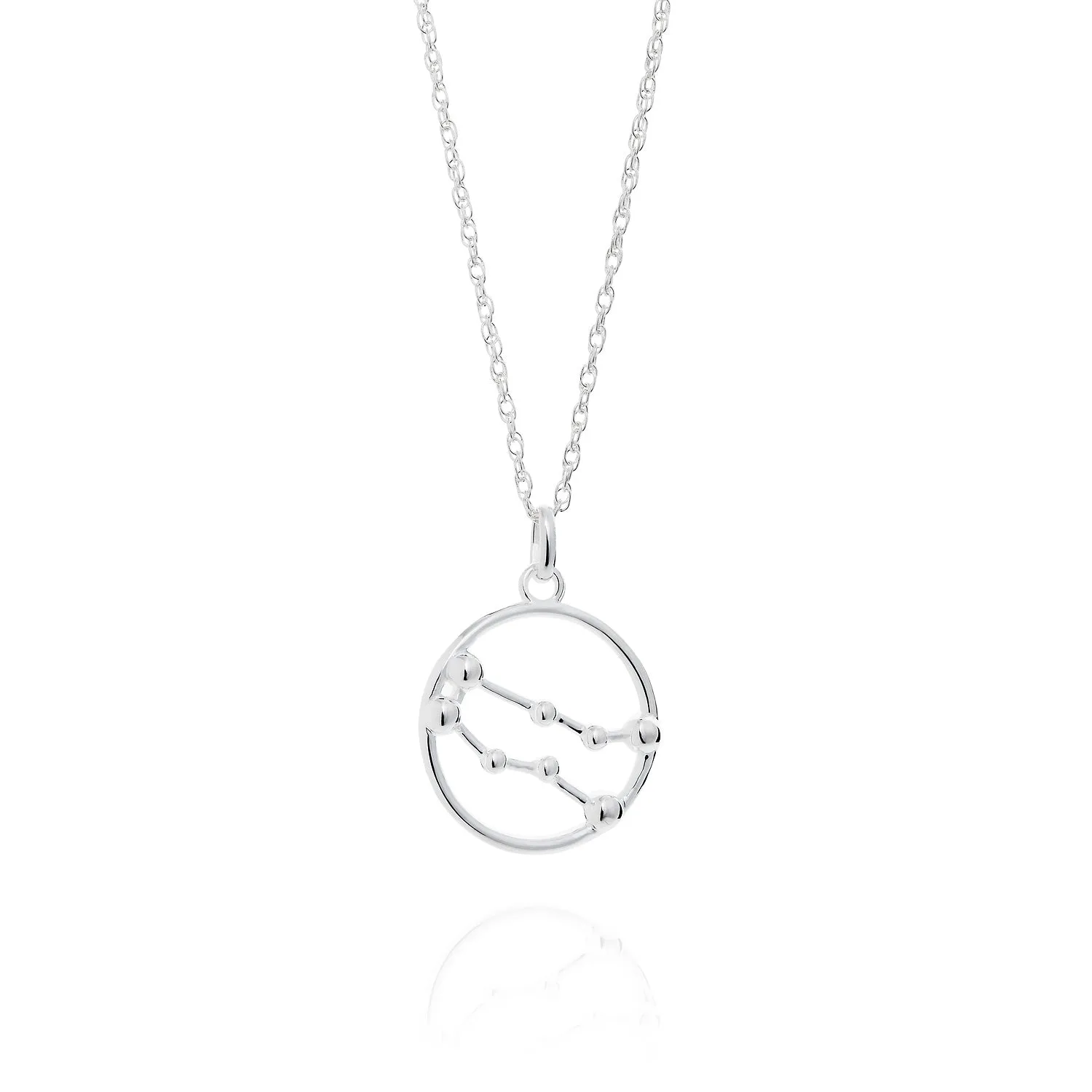 Astrology Star Sign Silver Necklace by Yasmin Everley