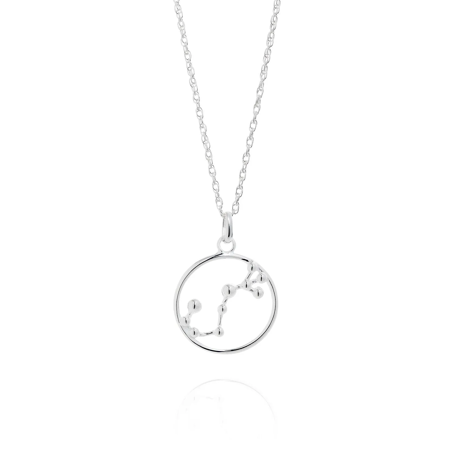 Astrology Star Sign Silver Necklace by Yasmin Everley