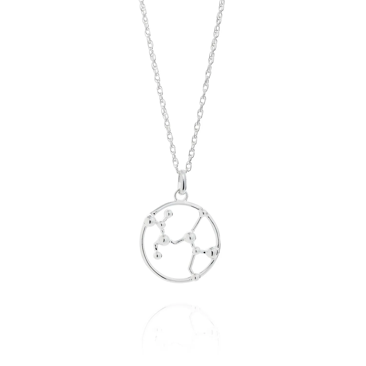 Astrology Star Sign Silver Necklace by Yasmin Everley