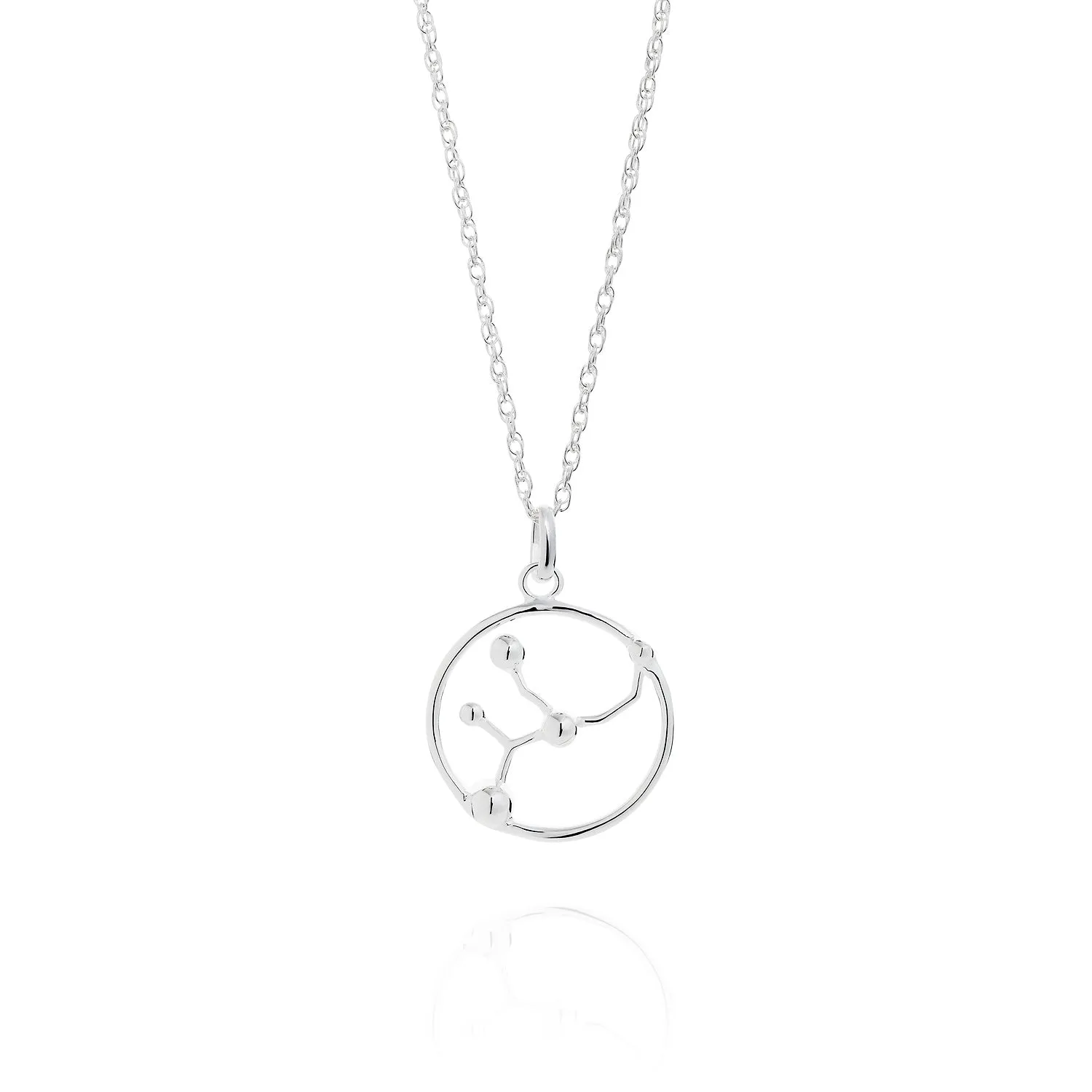 Astrology Star Sign Silver Necklace by Yasmin Everley