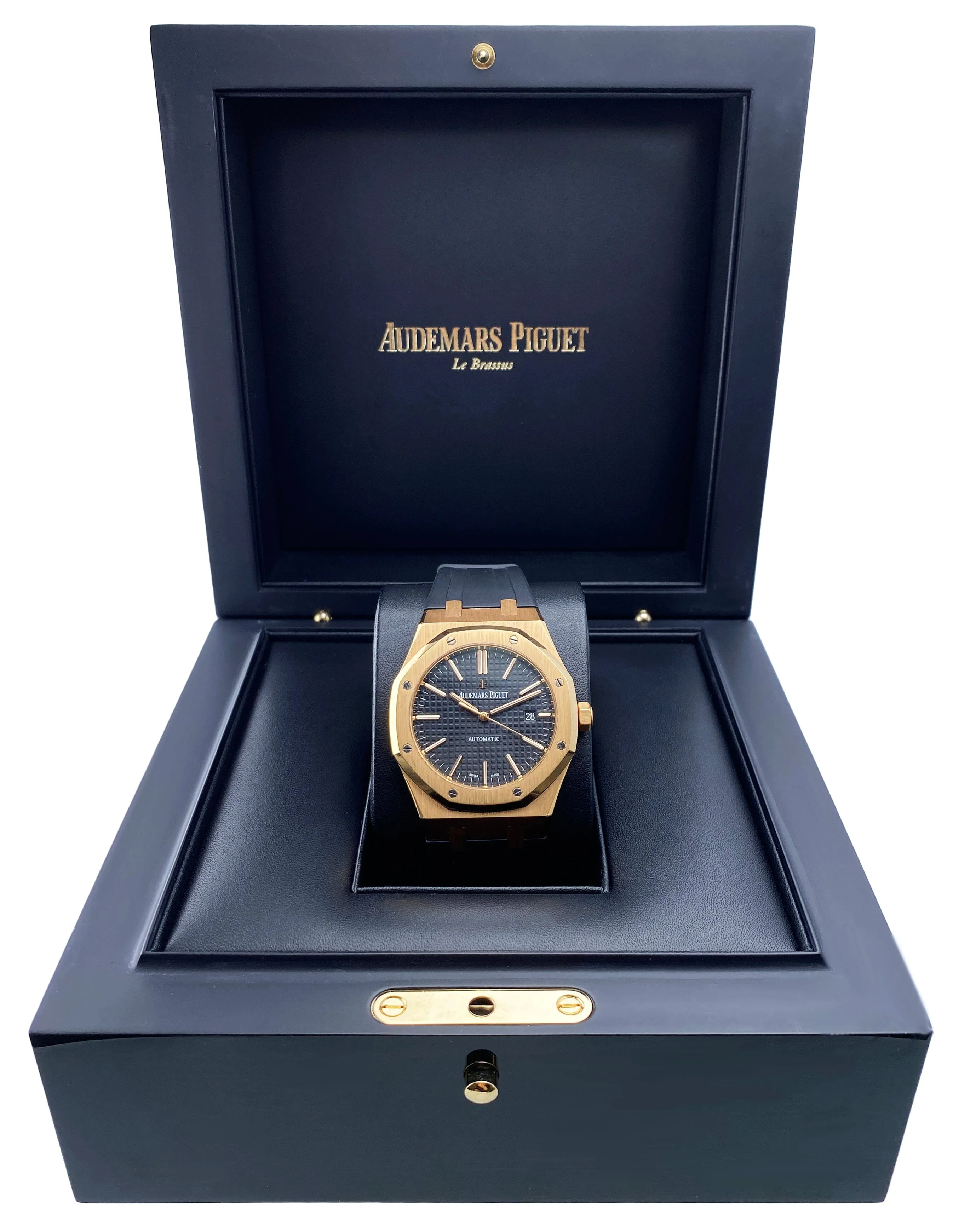 Audemars Piguet Royal Oak 15400OR 18K Rose Gold Box & Papers