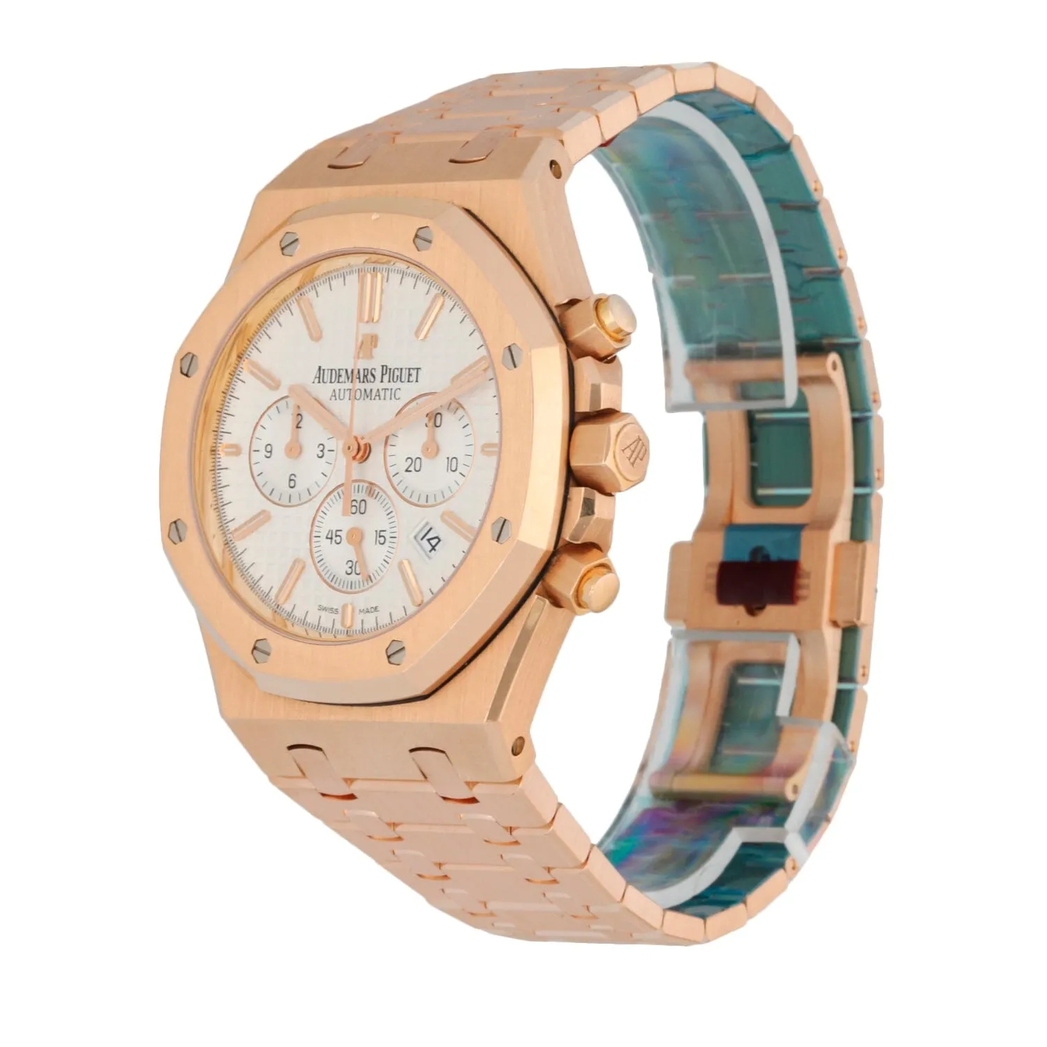 Audemars Piguet Royal Oak 26320OR 18K Rose Gold Chronograph Men's Watch