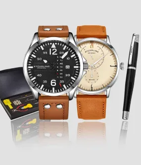 Aviator 3916.2, Cabaletta 3969.1, Signature Pen, and Watch Tool Kit