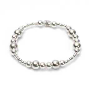 Bali Ball Bracelet in Sterling Silver