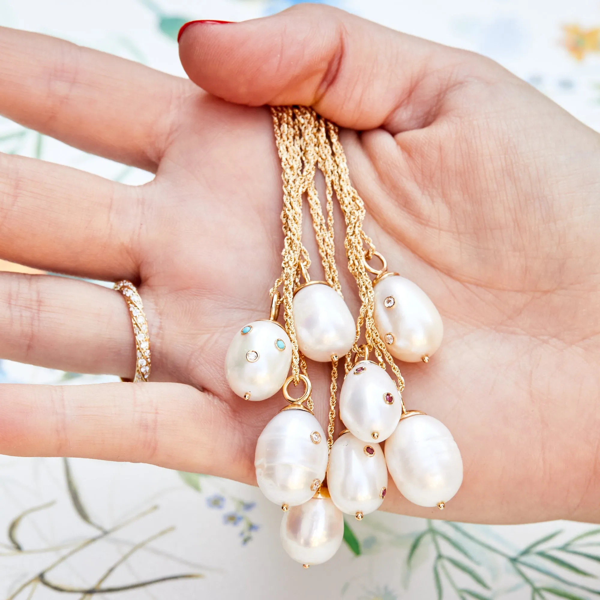 Baroque Pearl Drop Necklace