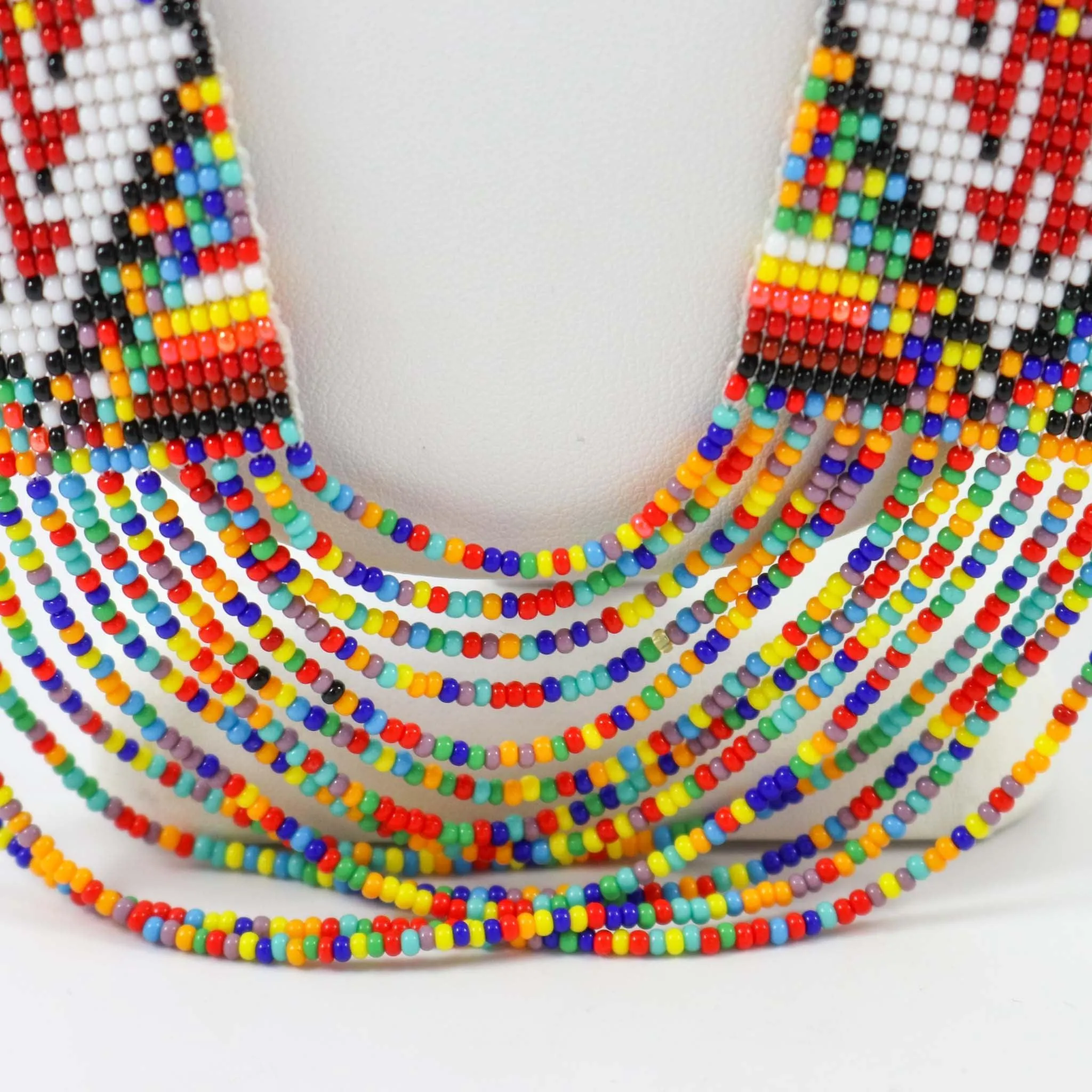 Beaded Necklace and Earring Set