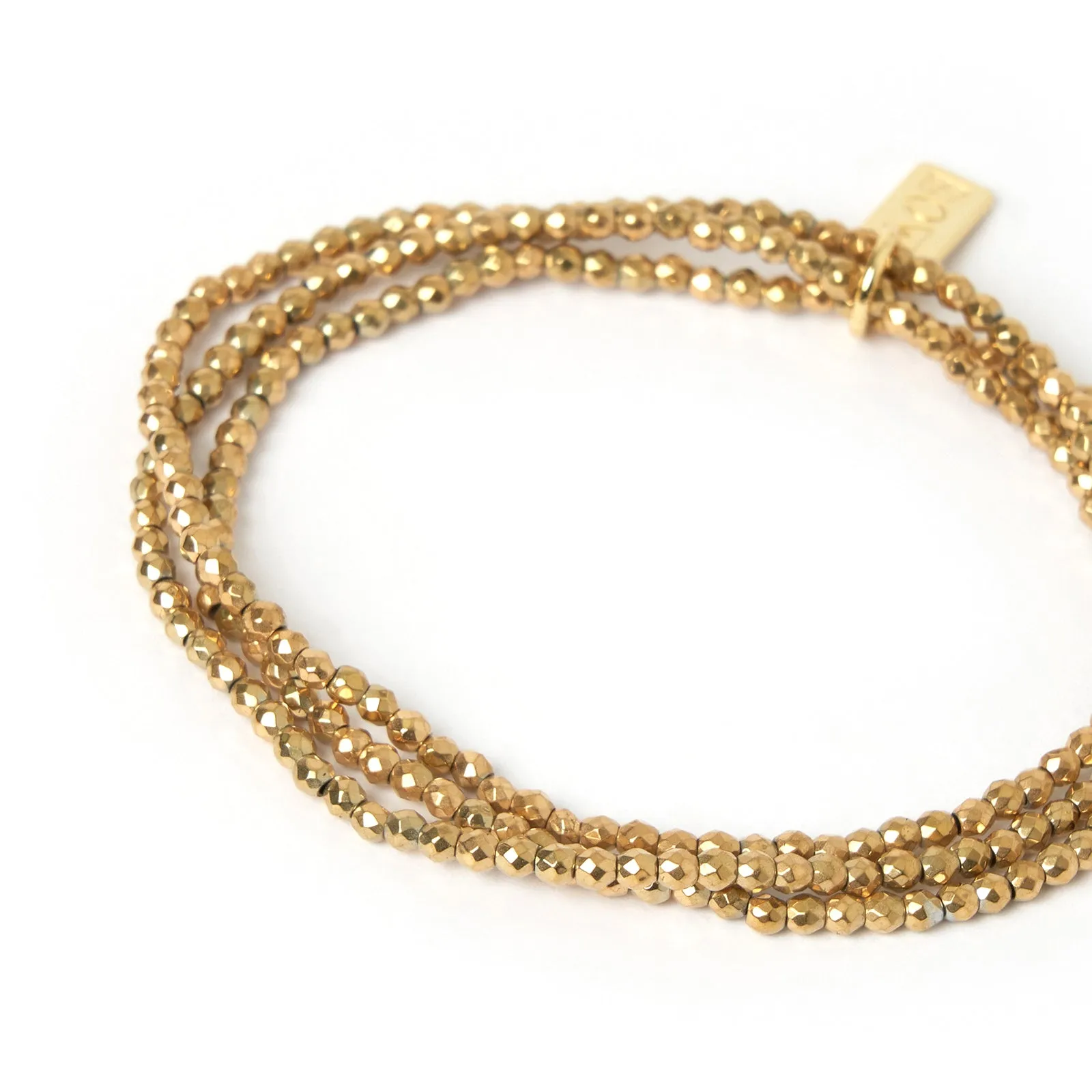 Luxurious Birdie Gold Bracelet Stack for Elegant Style