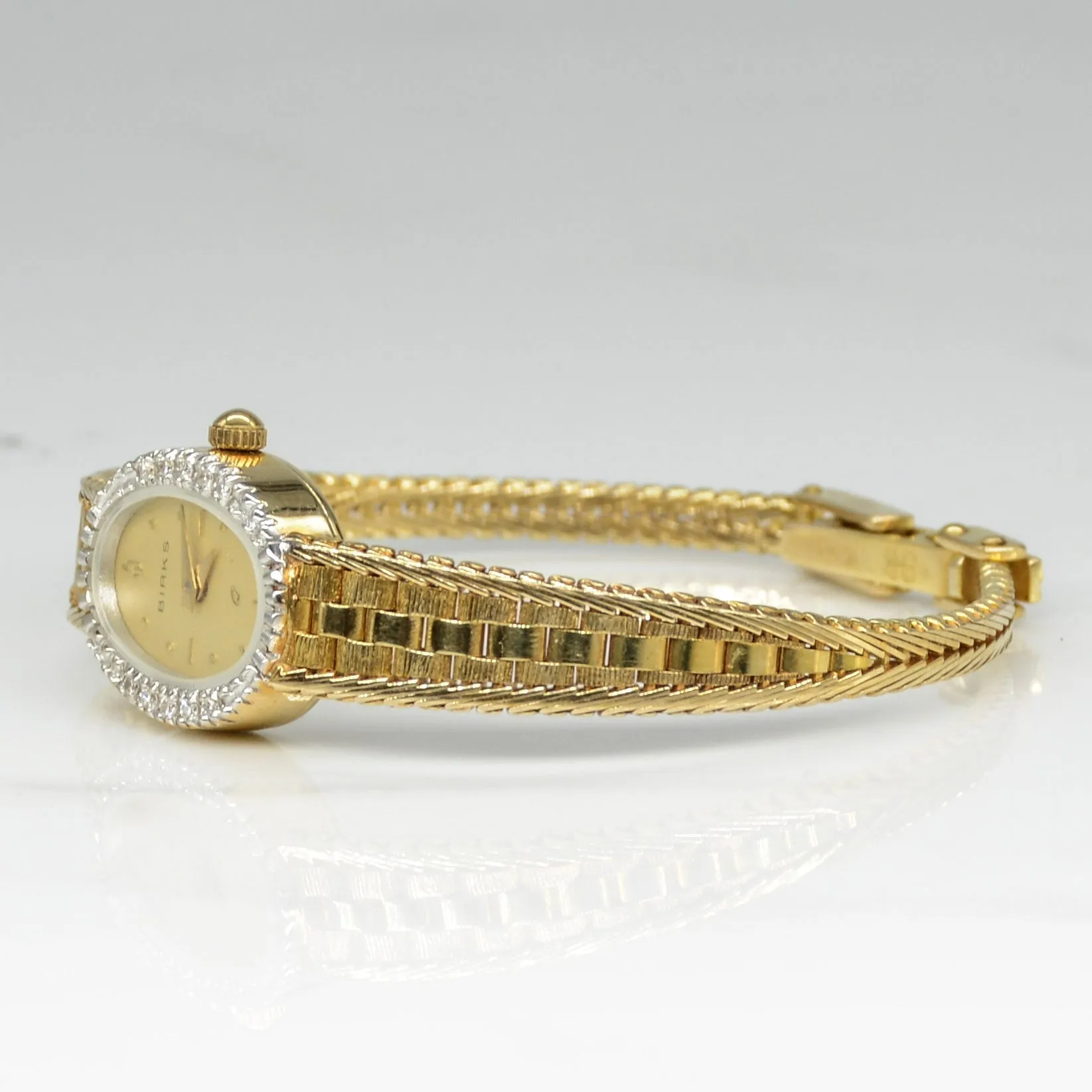 'Birks' Diamond Wristwatch | 5.5" |