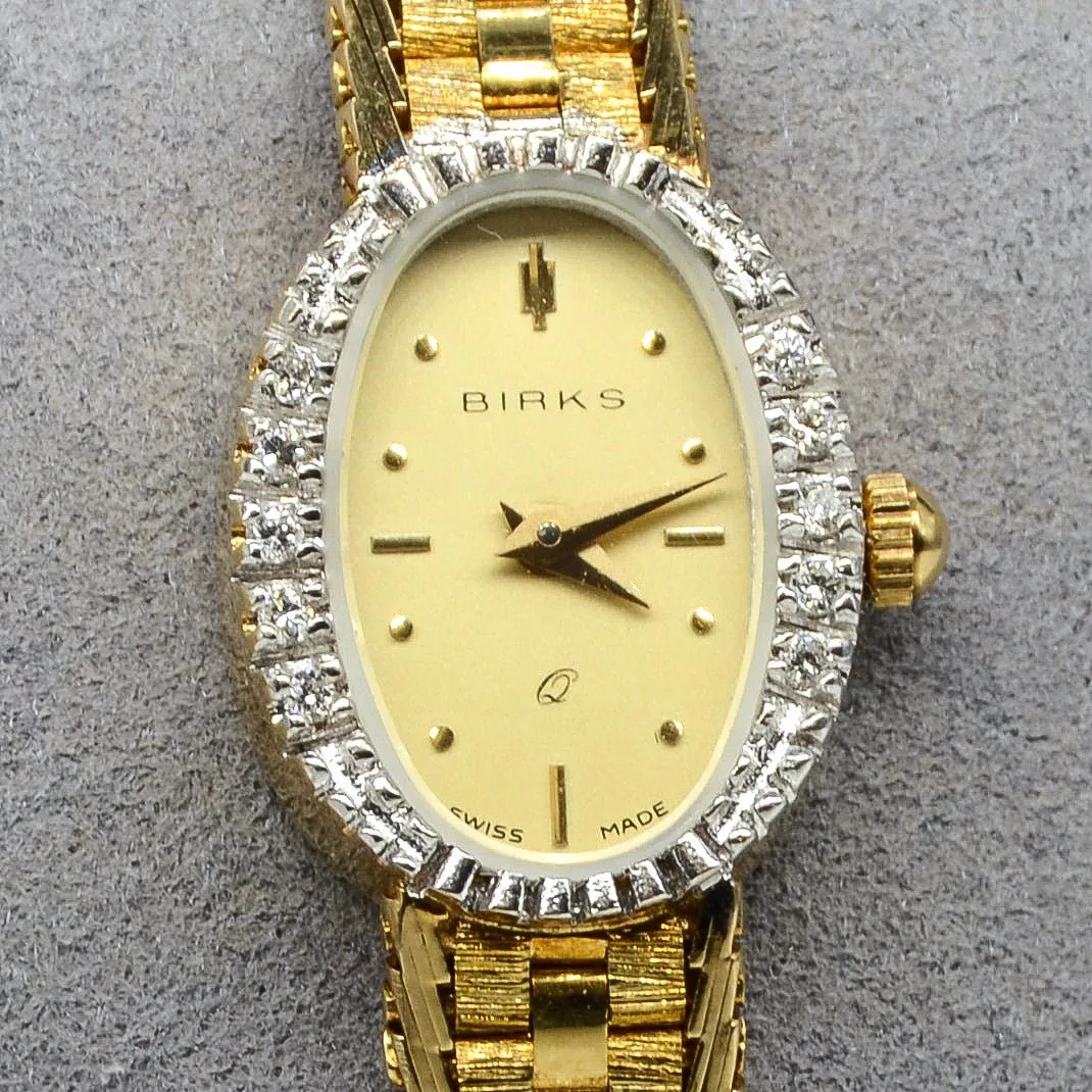 'Birks' Diamond Wristwatch | 5.5" |