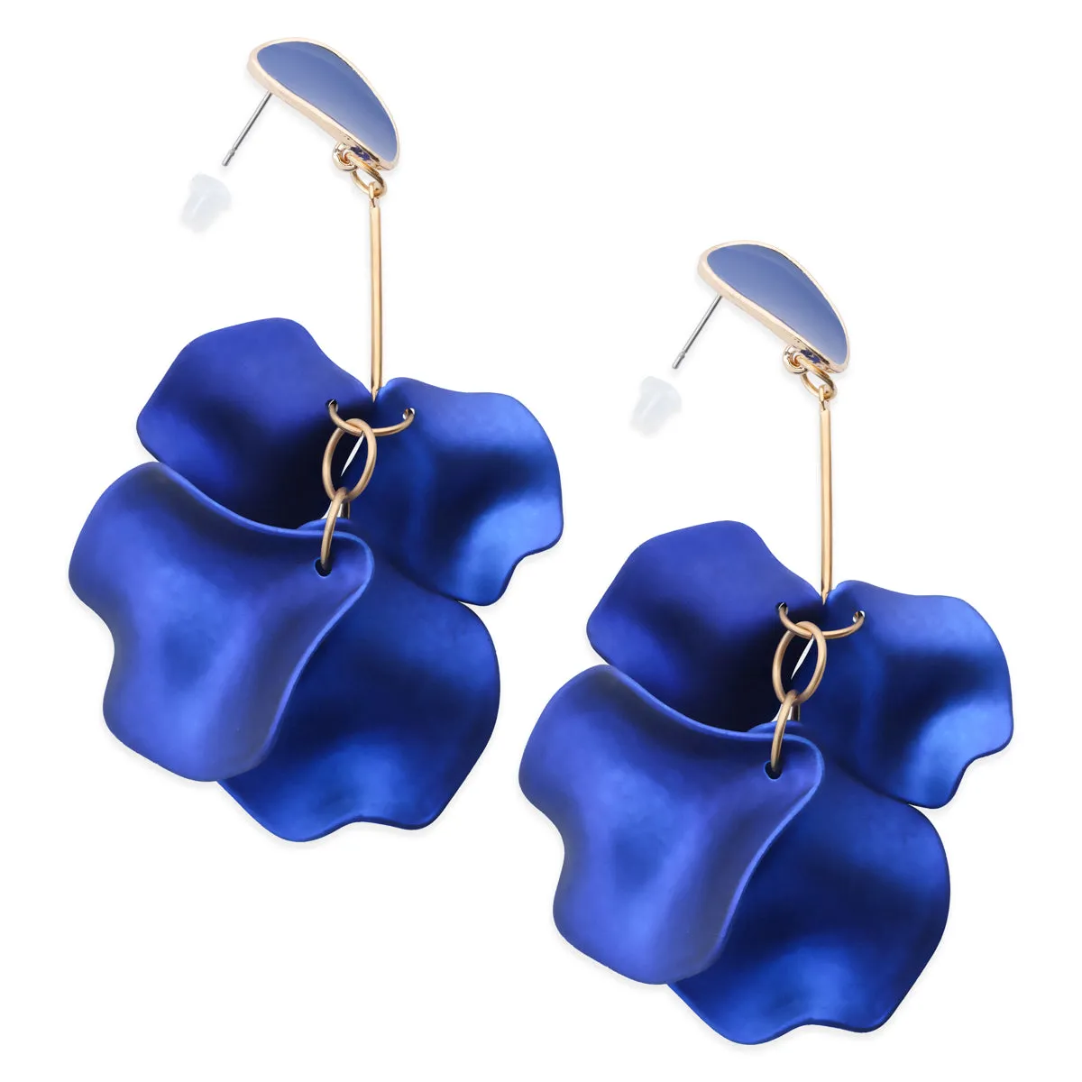 Blu Bellflower Dangle Earrings